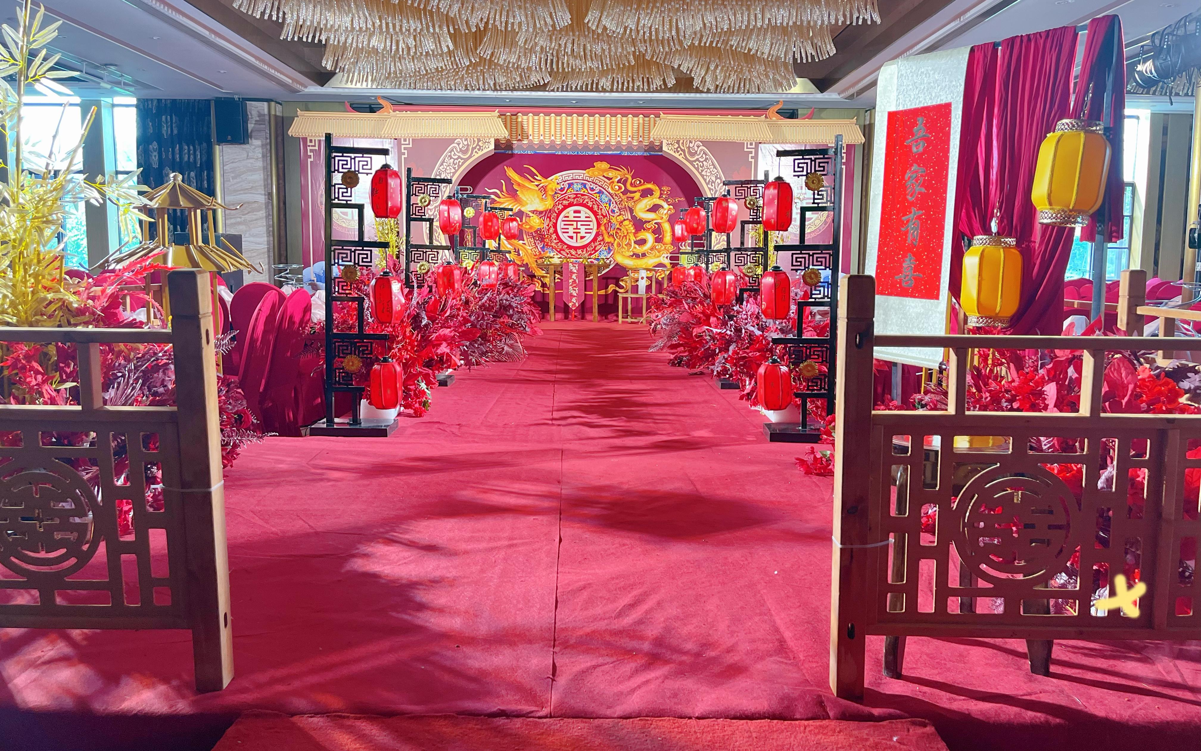 【国潮婚礼】中式婚礼屋檐小众婚礼