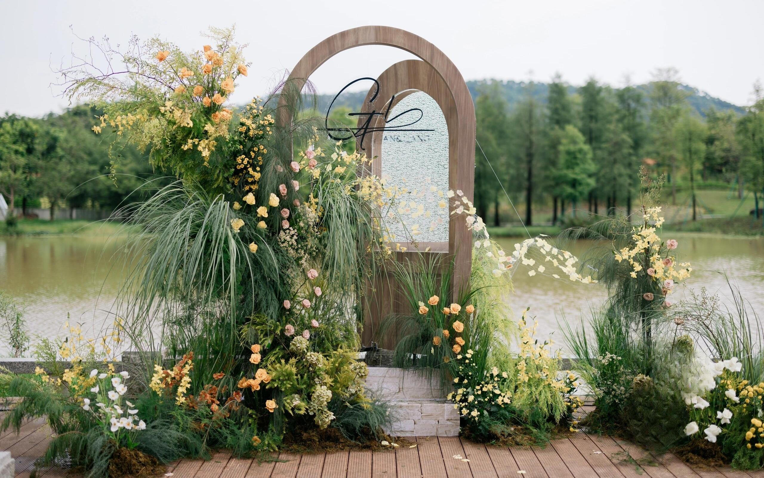 清新复古户外婚礼