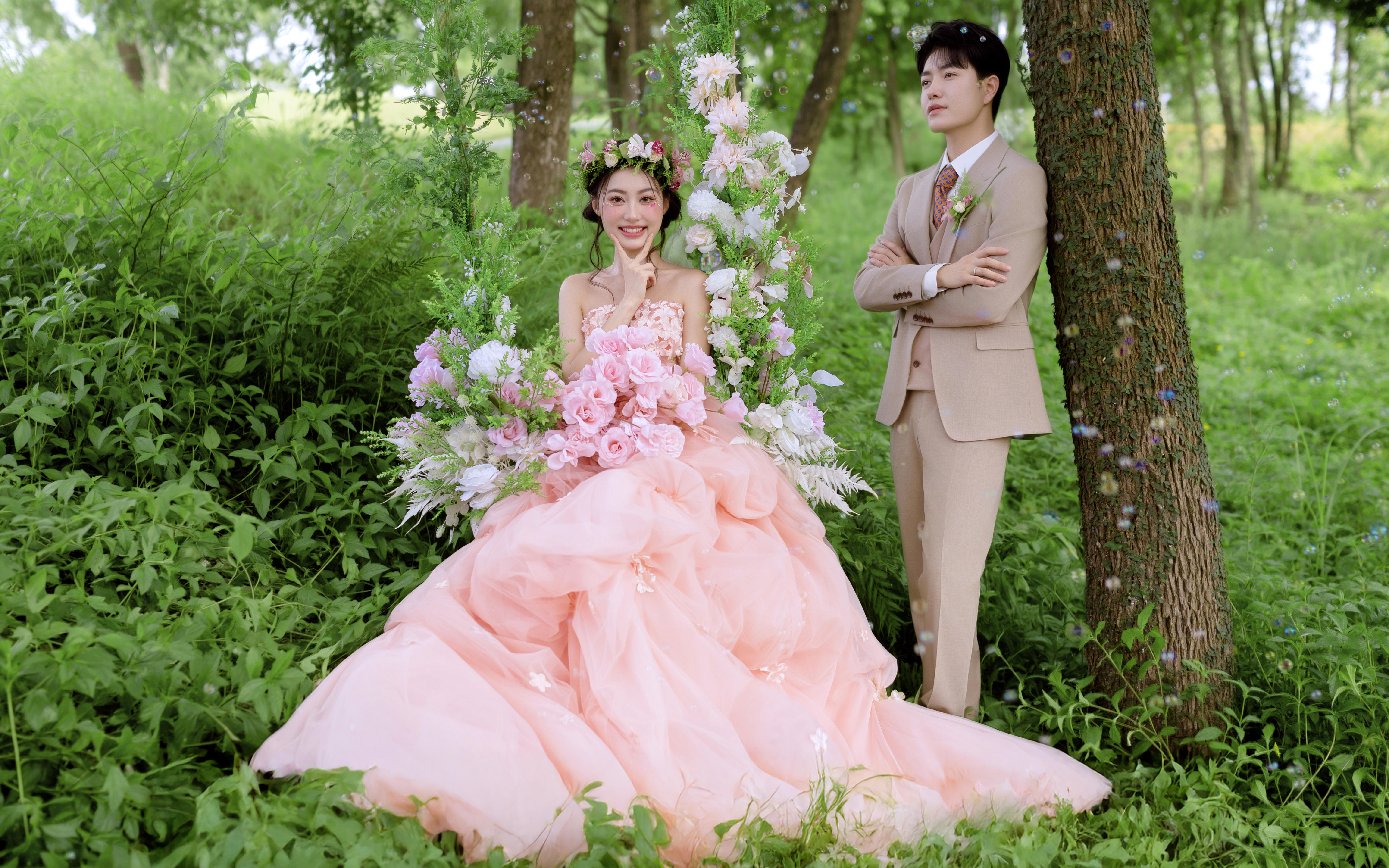 美到心坎的花仙子婚紗照??真的巨巨巨出片～