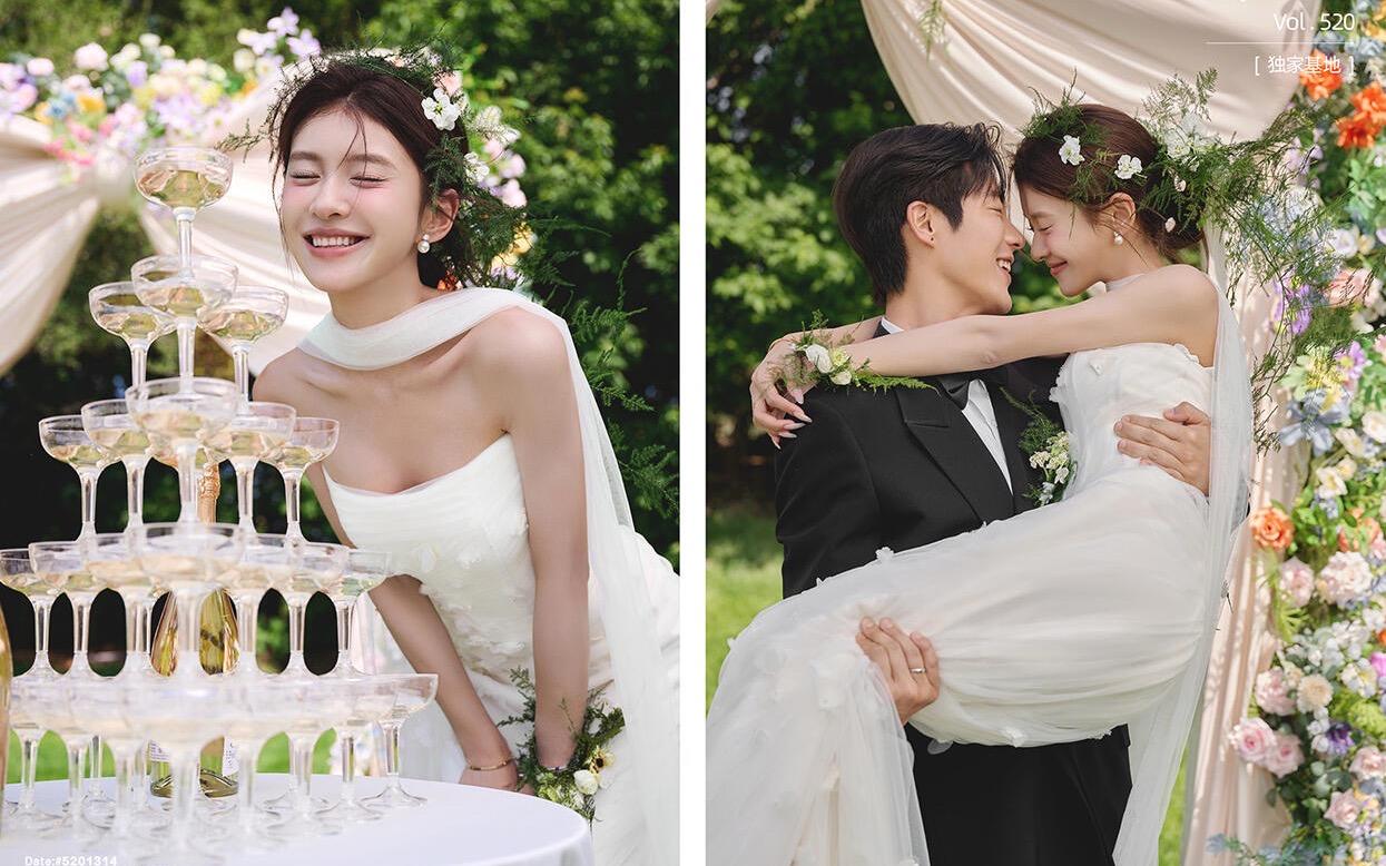 年轻人专属草坪婚礼仪式感，氧气感拉满💒