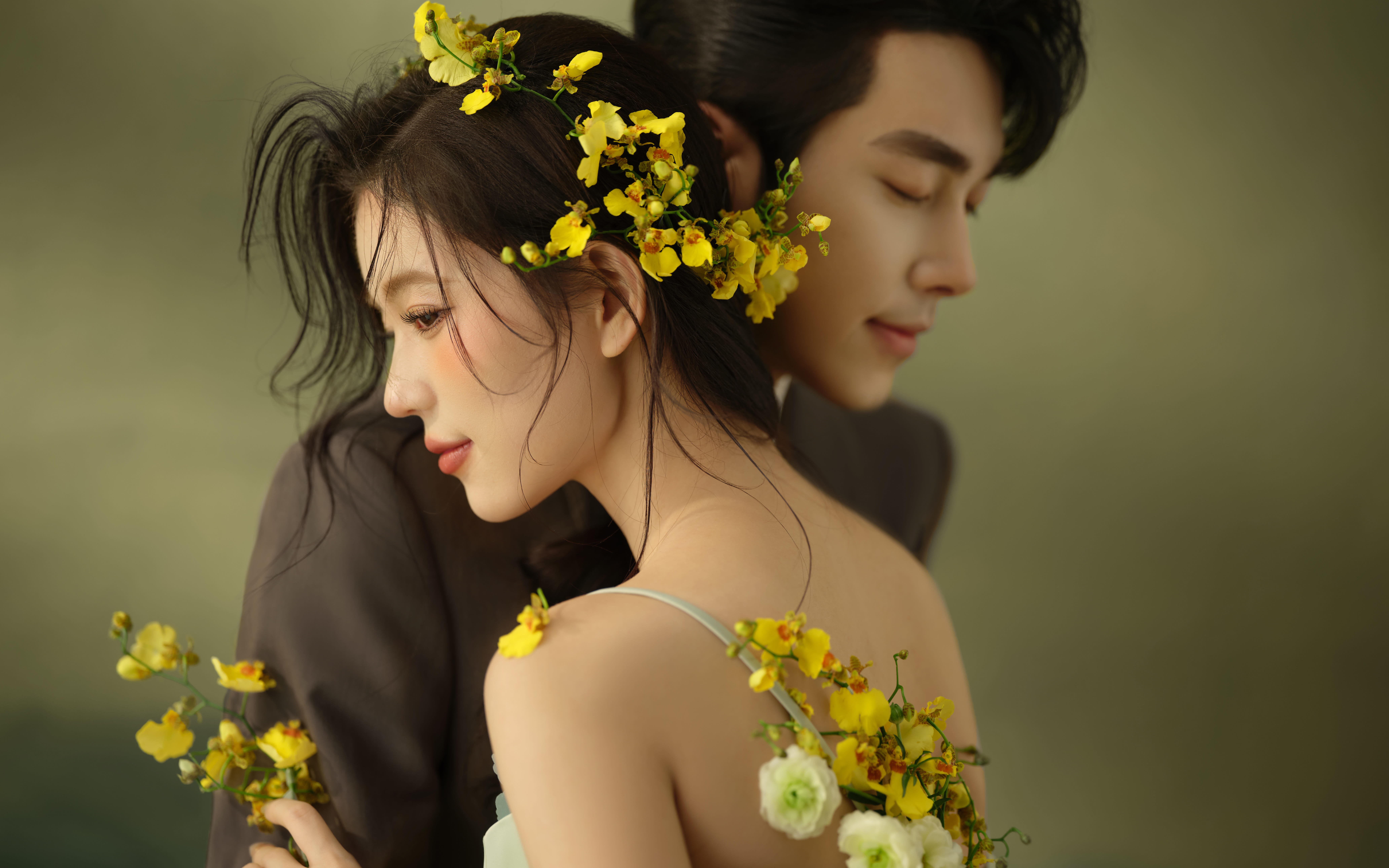 昆明婚纱照内景婚纱照光影婚纱照复古油画婚纱照