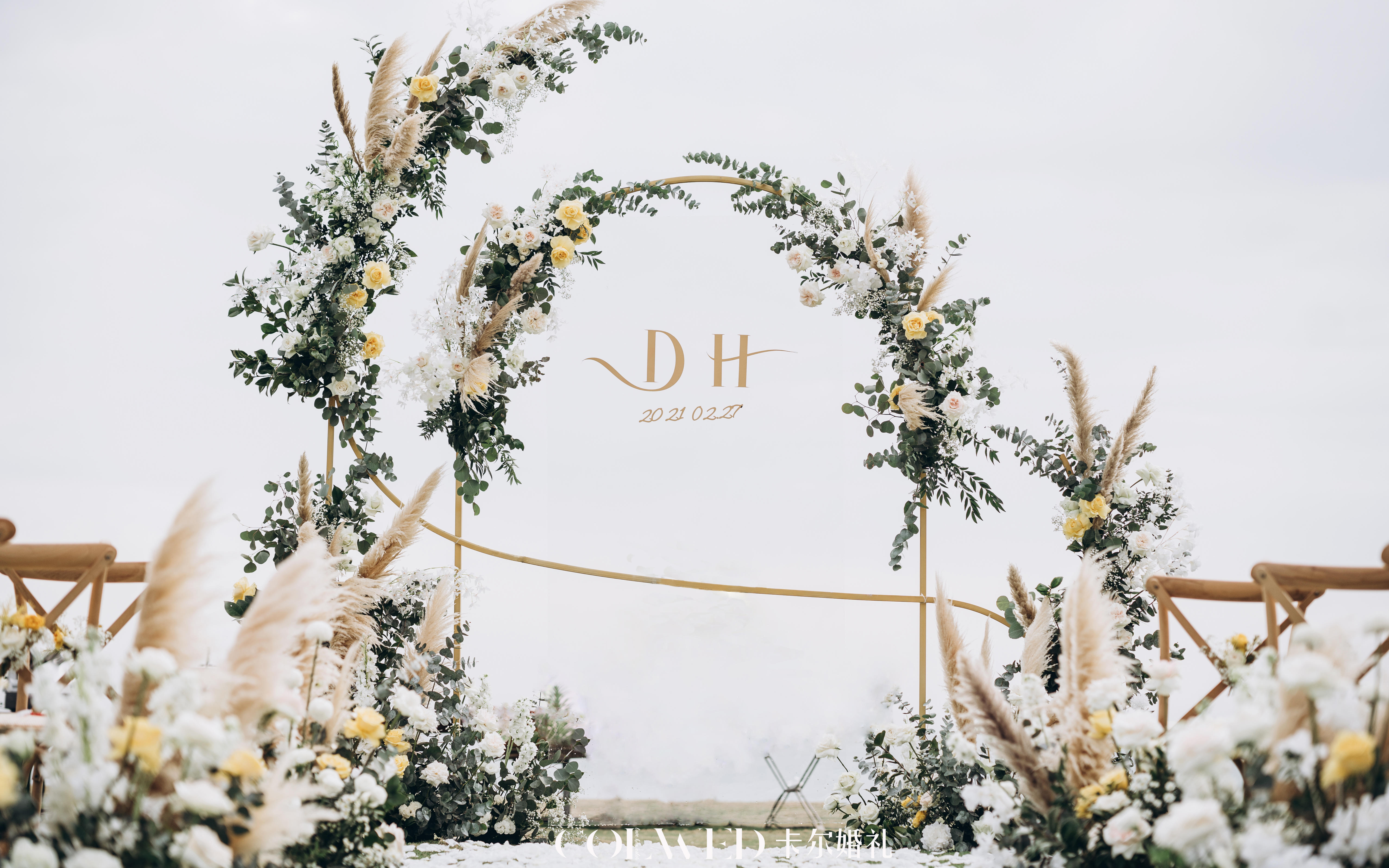 COLWED | 简约大气的海边婚礼