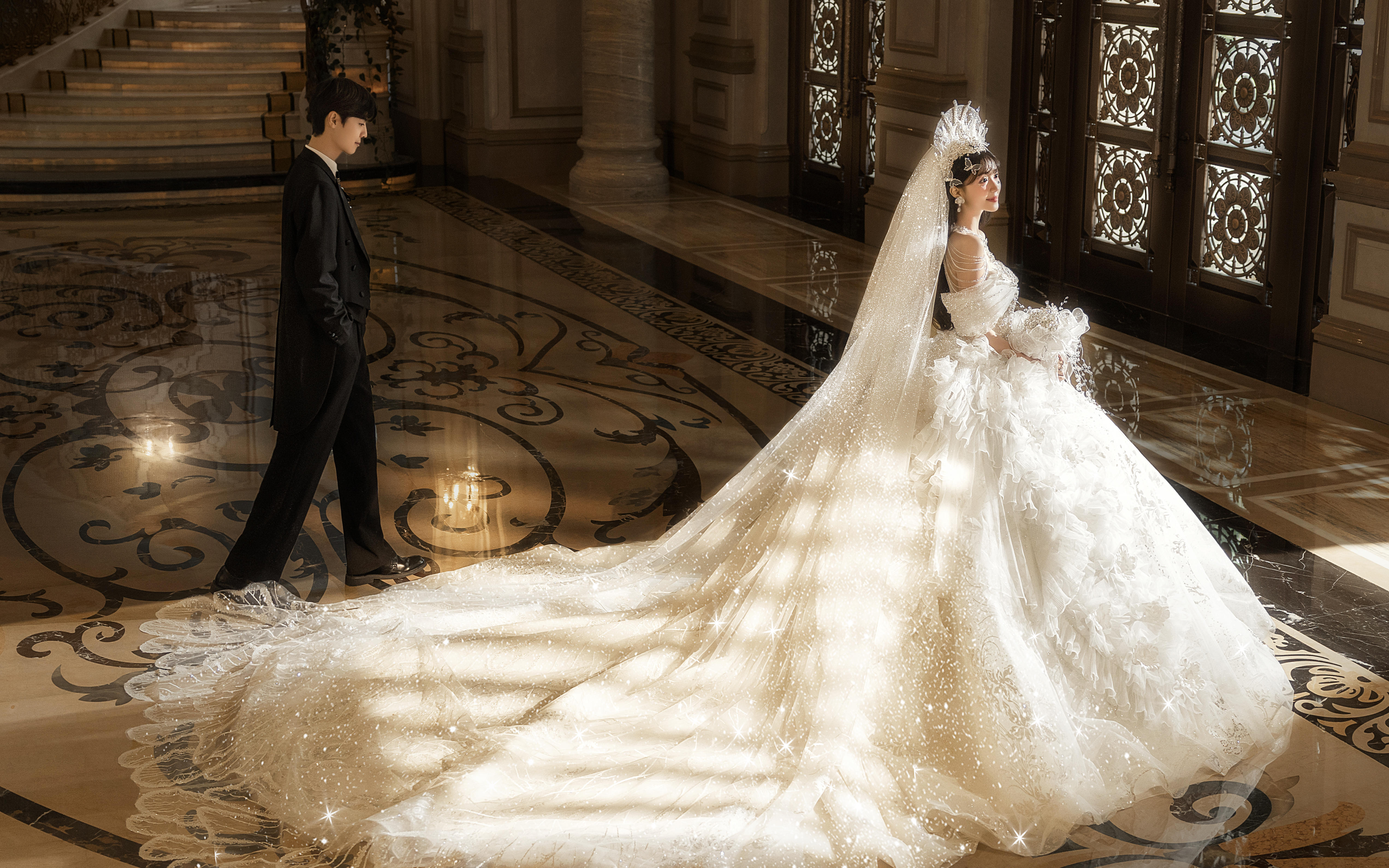 公主一定不要错过这样的城堡婚纱照！！