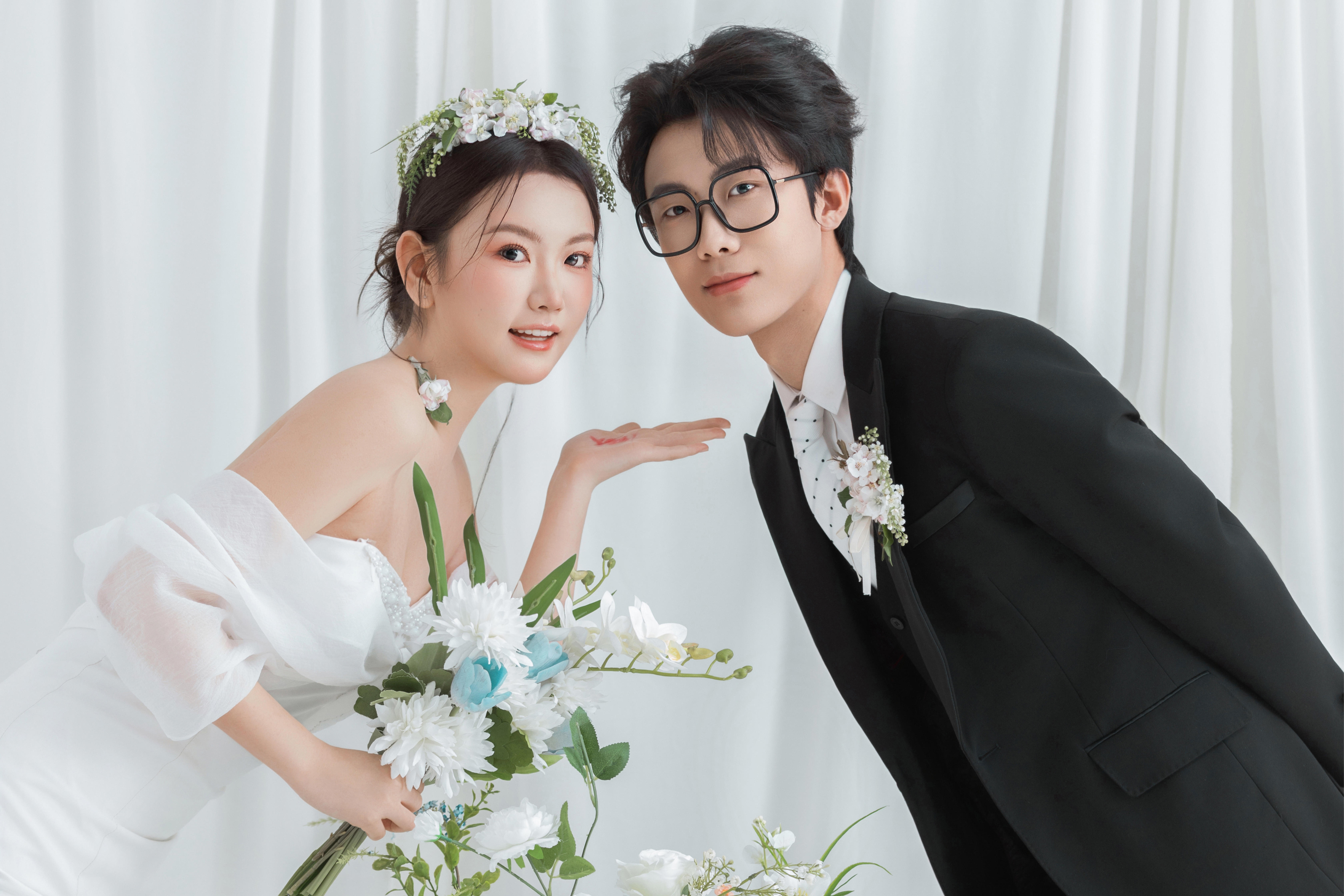 甜度爆表的韩式婚纱照💕少女感满满