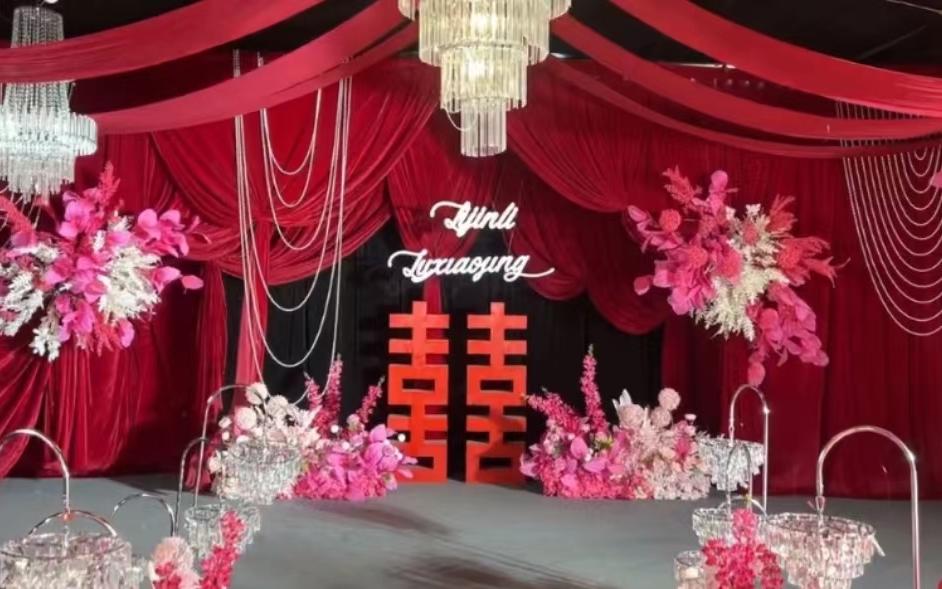棚式婚禮布置     再也不怕典禮下雨啦