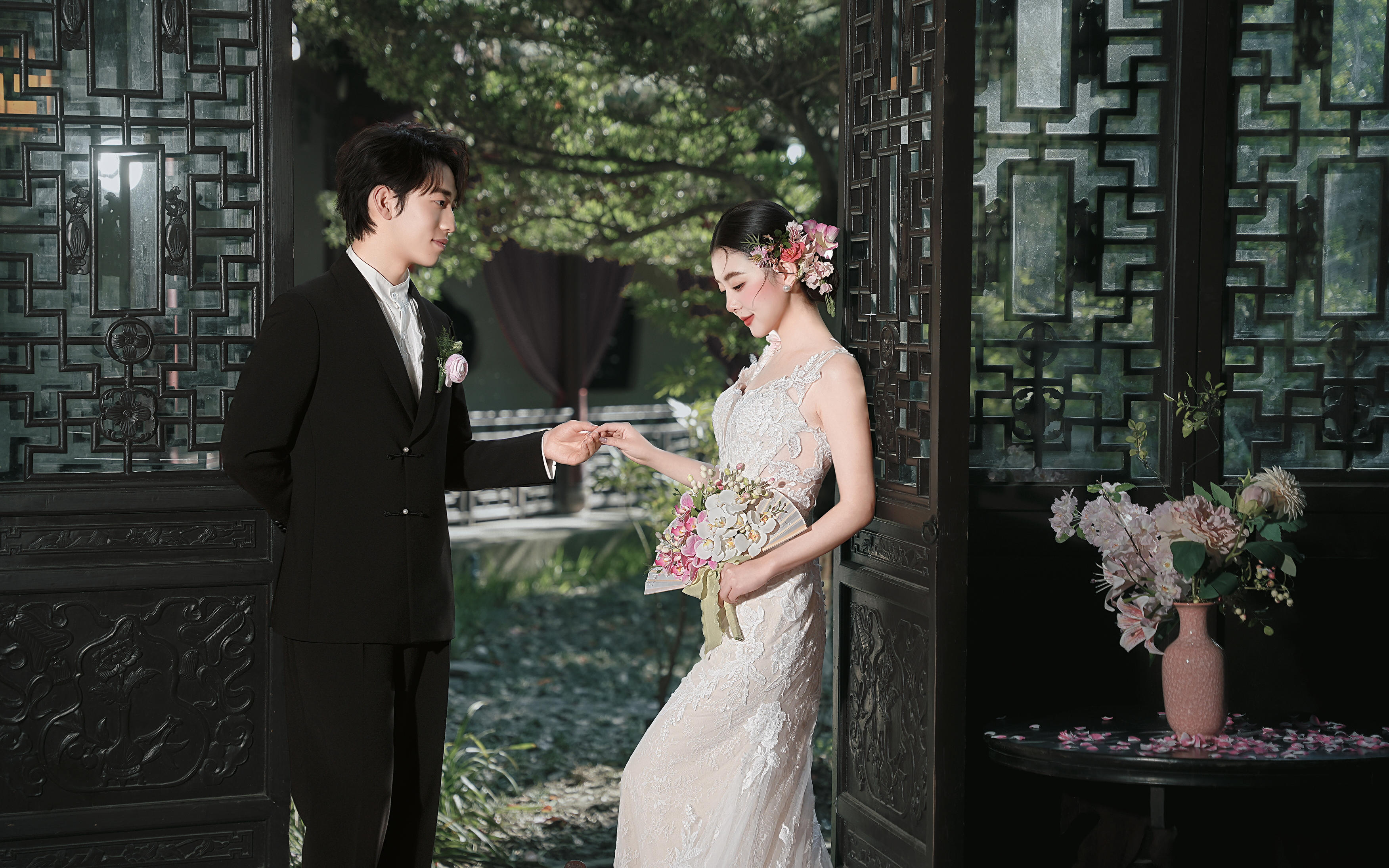 【梵希视觉】不用去苏州在成都也能拍超美园林婚纱照