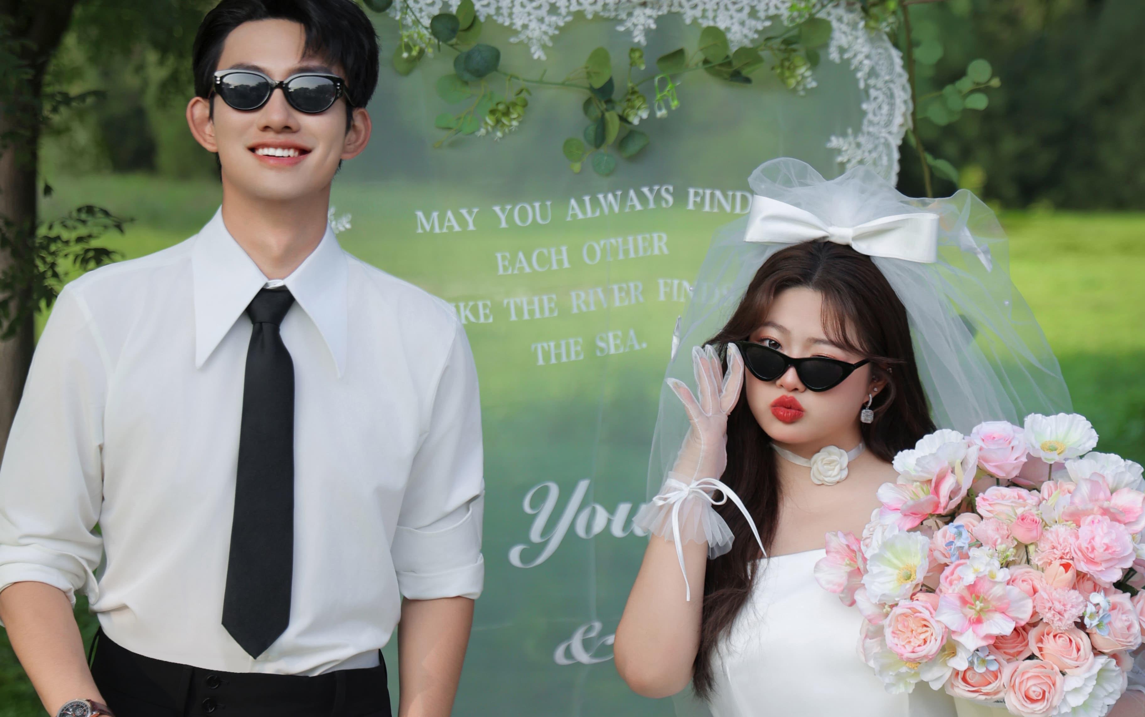 【D視覺攝影】160斤新娘解鎖草坪婚照的甜辣風(fēng)格