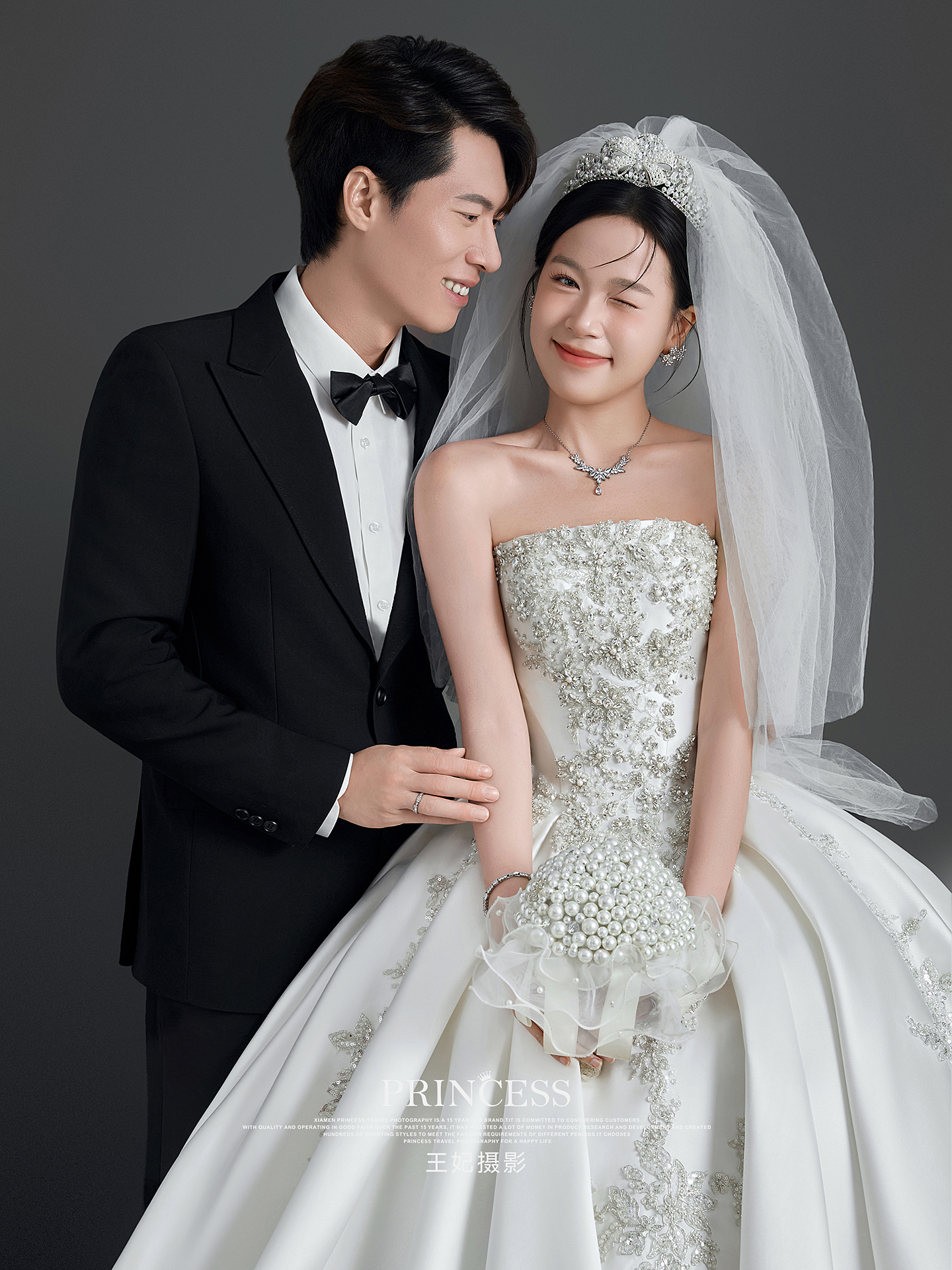 怒推！极简主纱婚纱照每帧都是优雅大片