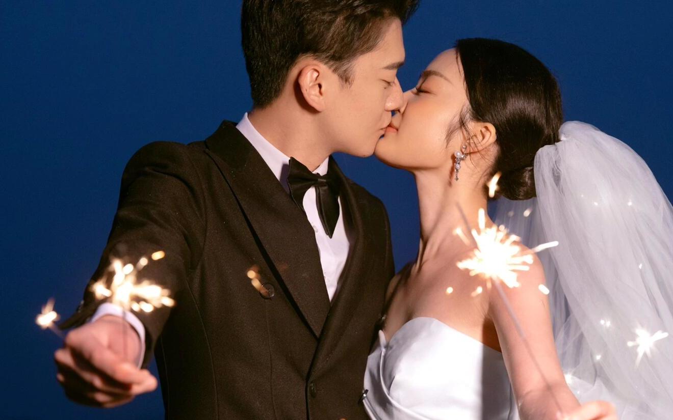 【夜景煙花婚紗照】