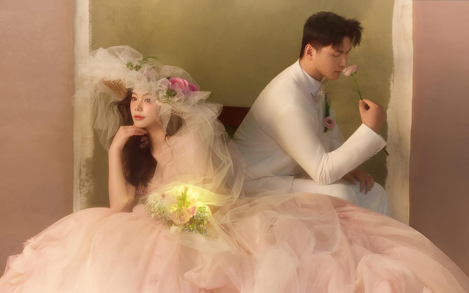 【真實(shí)客片】復(fù)古婚紗照丨魏新杰 & 趙雯