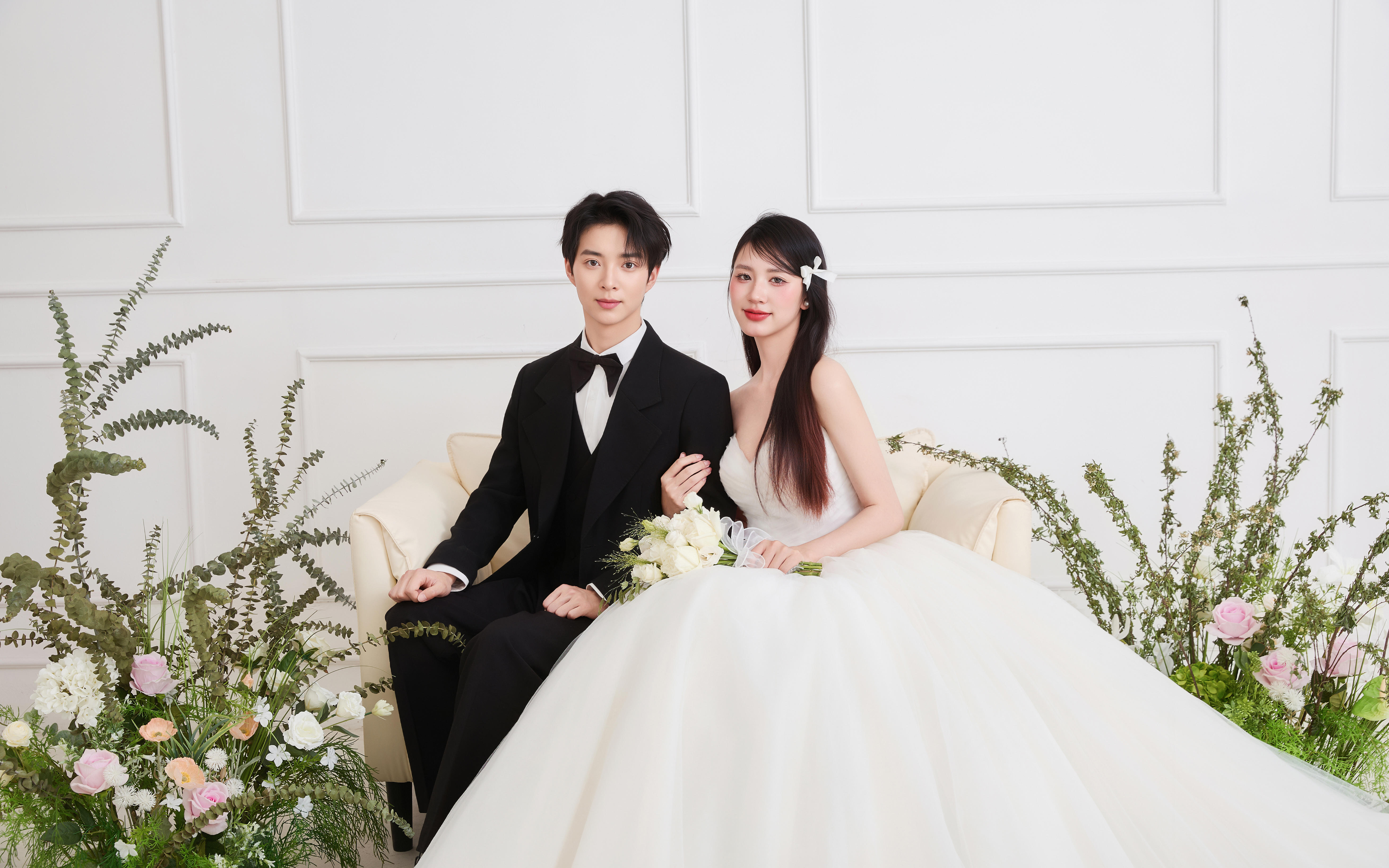 好喜欢我的韩式婚纱照吖！