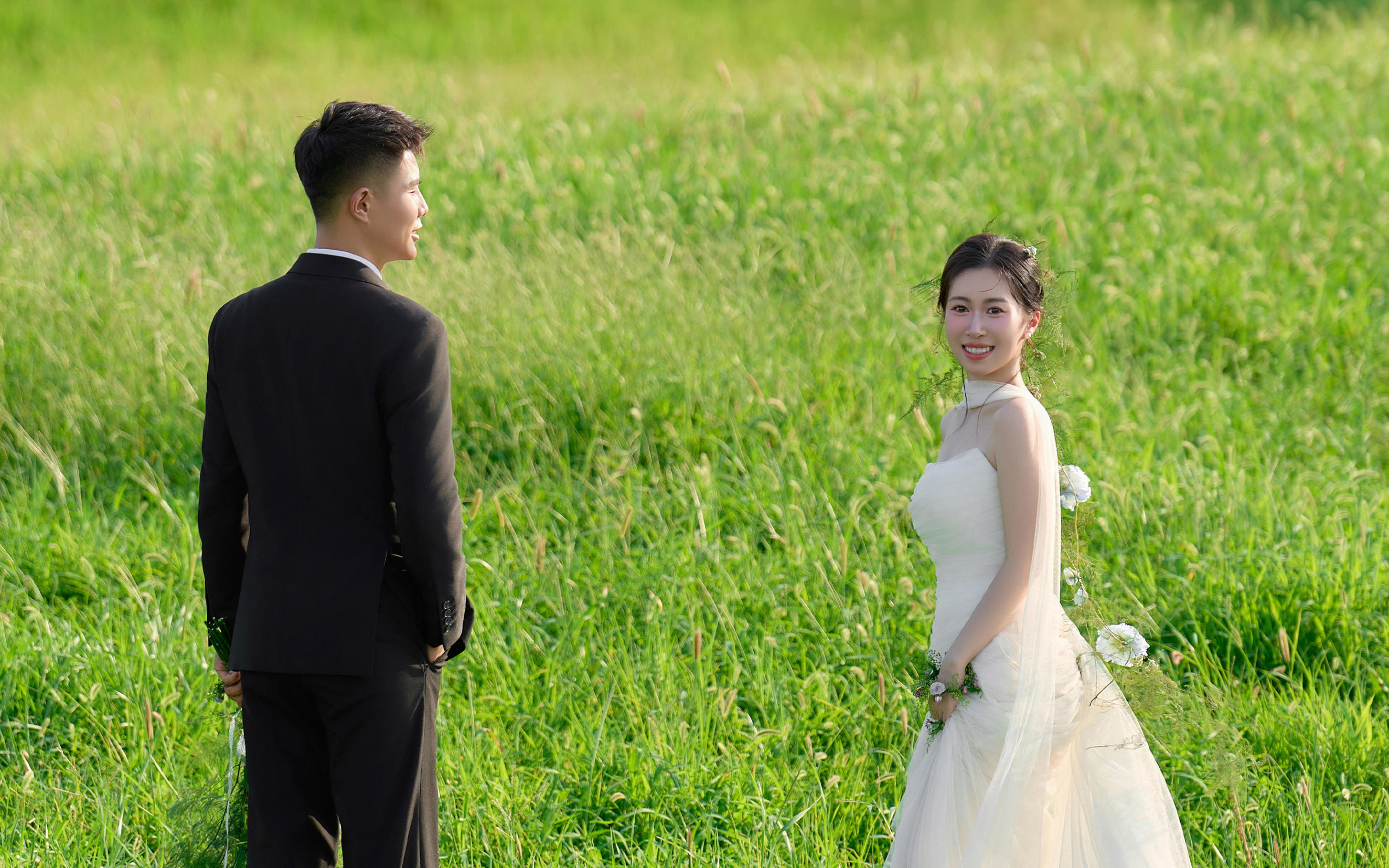 🌿草坪花束与你，定格清新治愈瞬间✨