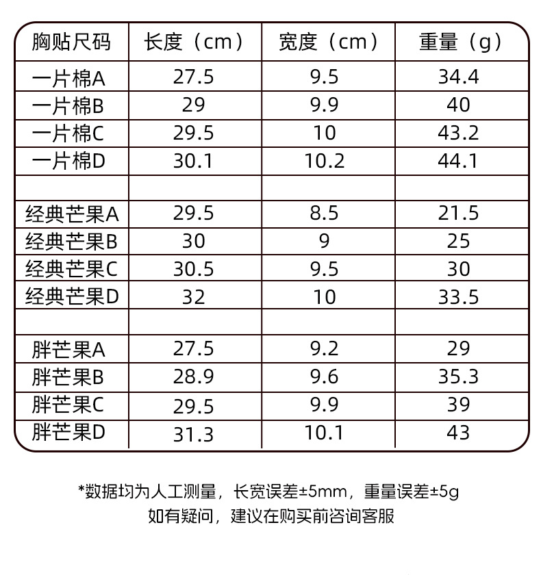 婚纱胸贴芒果聚拢隐形无痕防汗透气