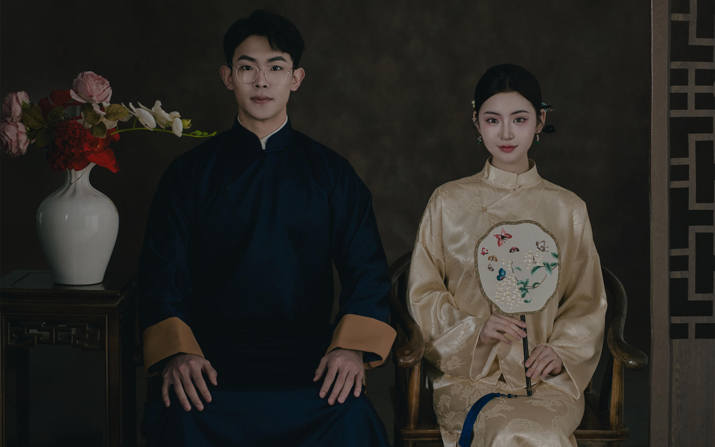 沉迷東方美學(xué)??我那會發(fā)光的新中式婚紗照??