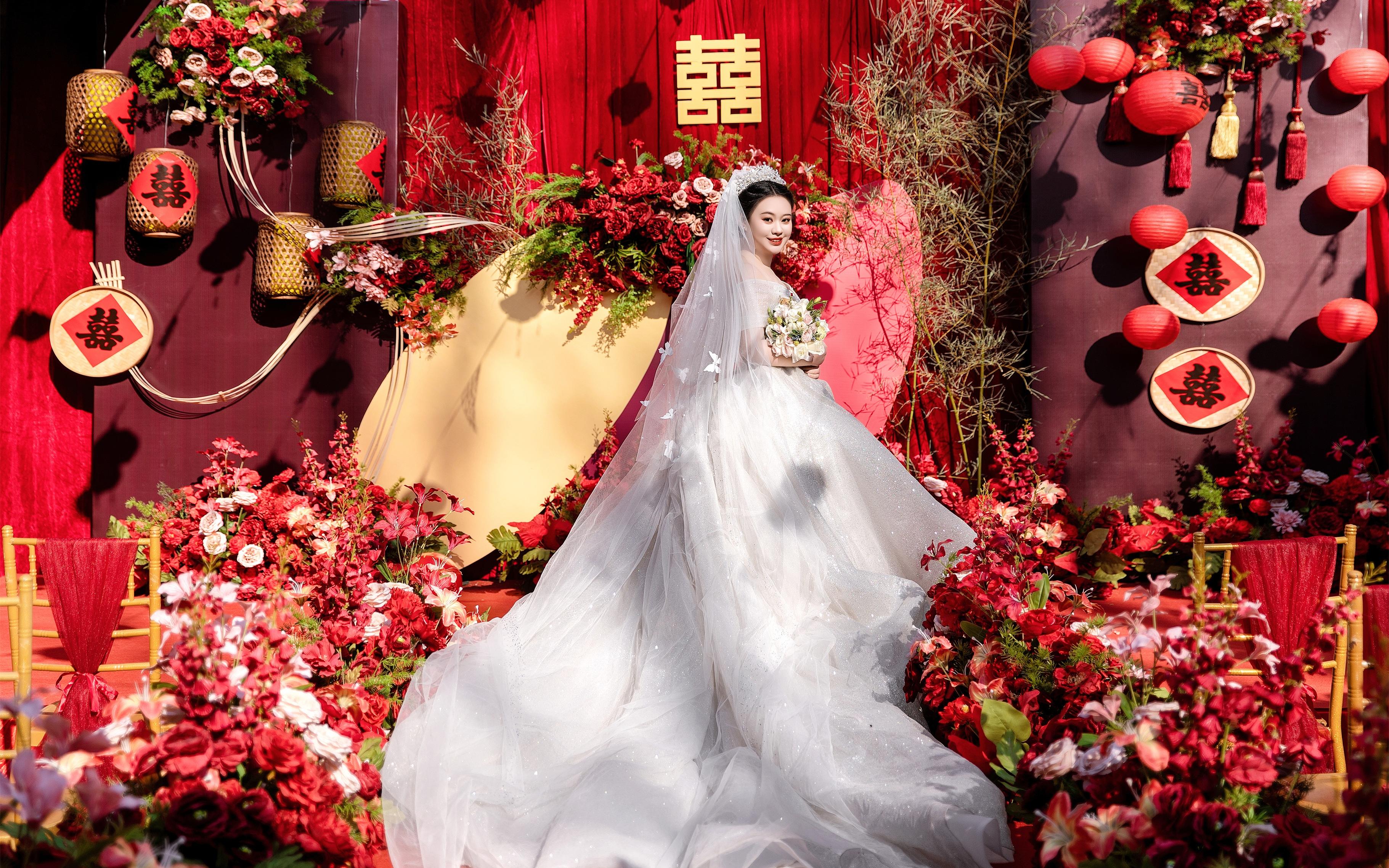 【花嫁之约】农村庭院喜庆红色新中式婚礼