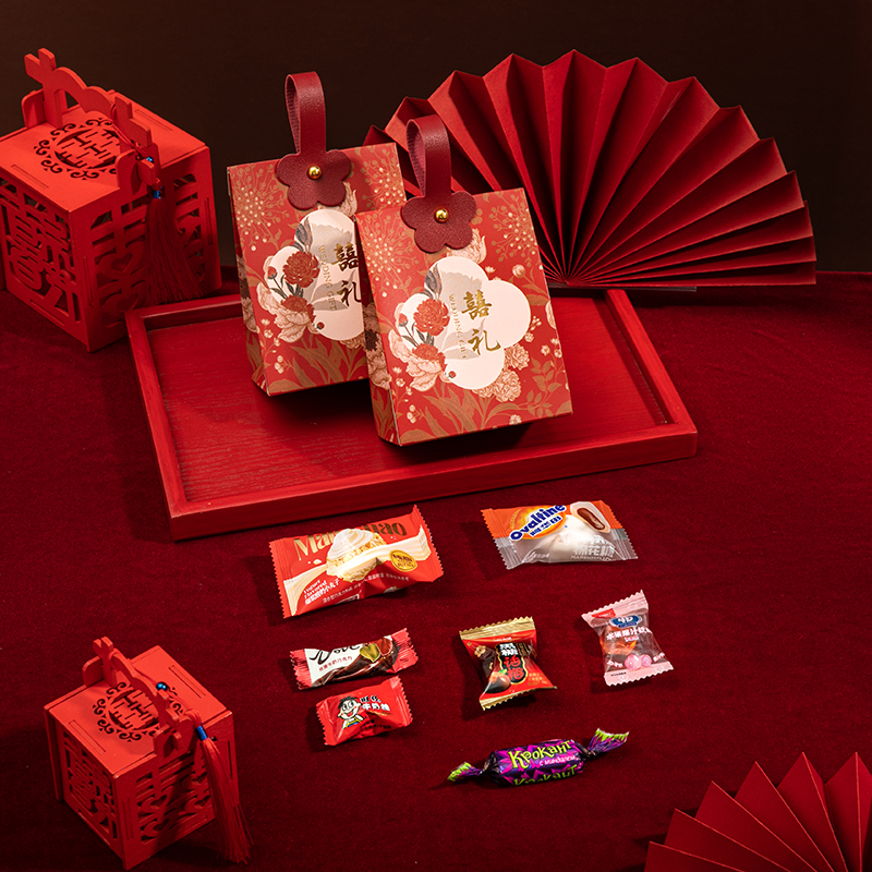 紅色喜禮成品喜糖套餐