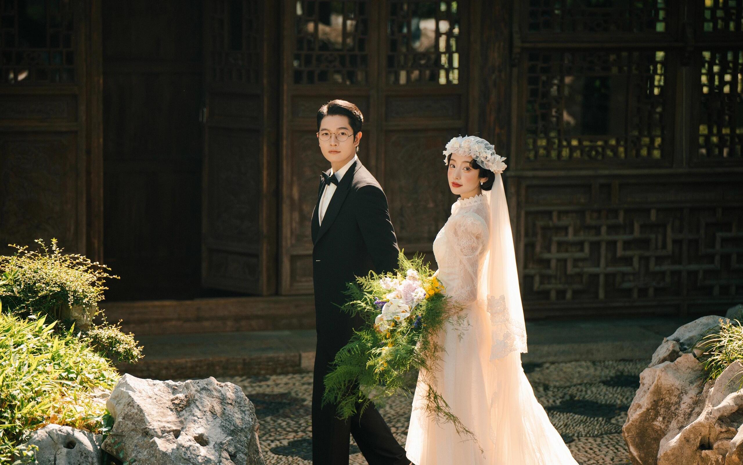 呜呜呜~被我的民国婚纱照美哭了😭