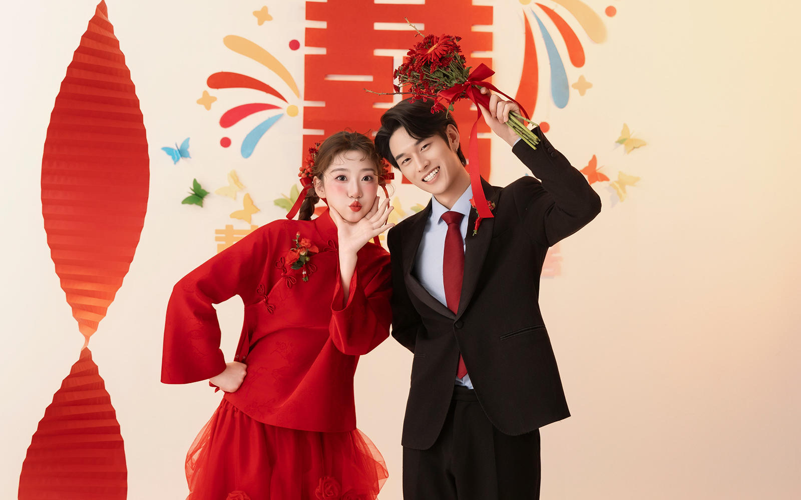 结婚必拍的喜嫁风婚纱照❤新中式太出片