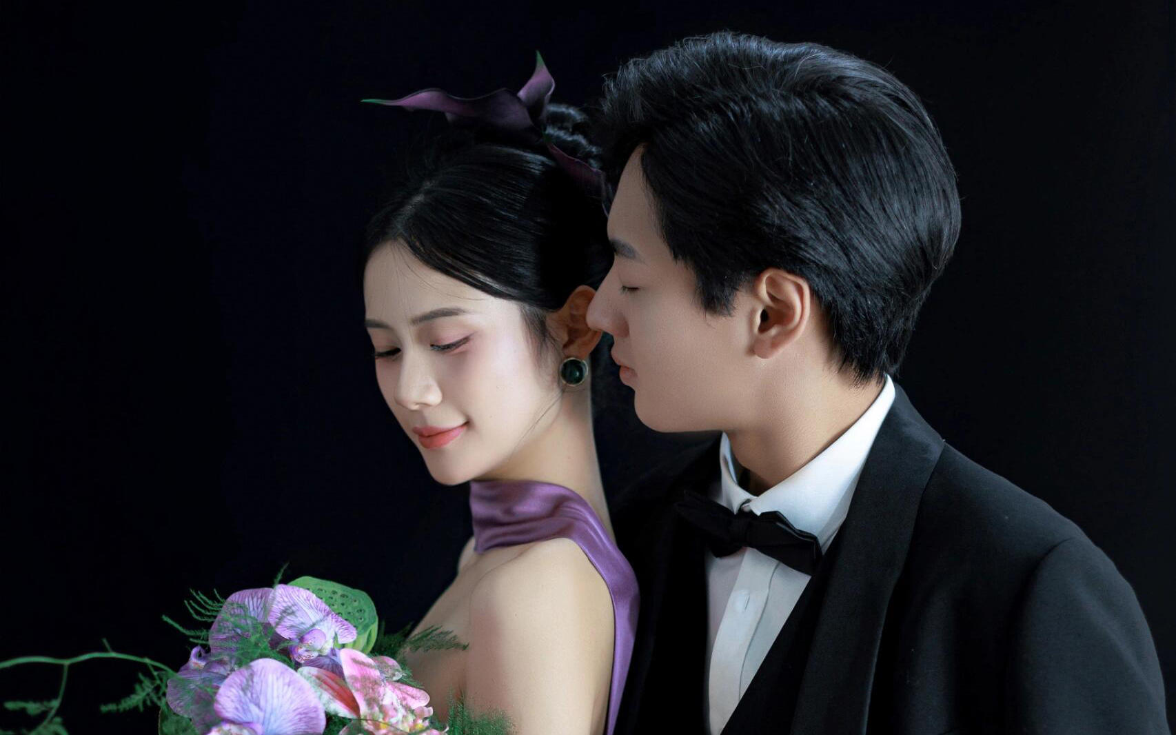 【新中式工筆畫婚紗照】