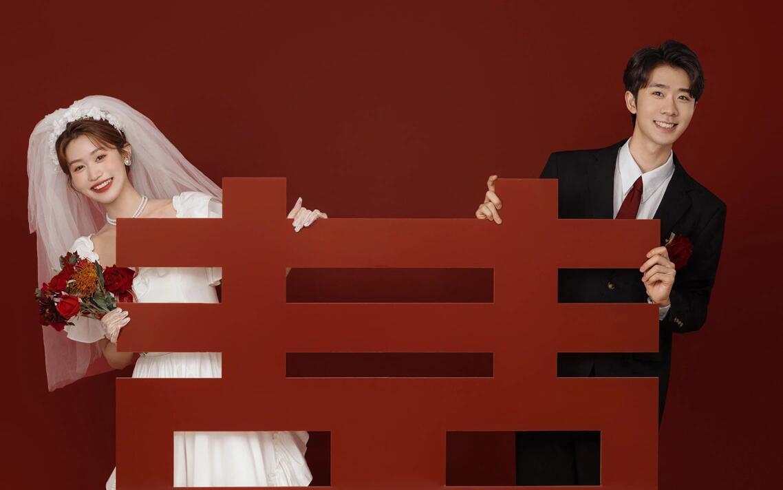 【复古婚纱照，岁月静好的定格】