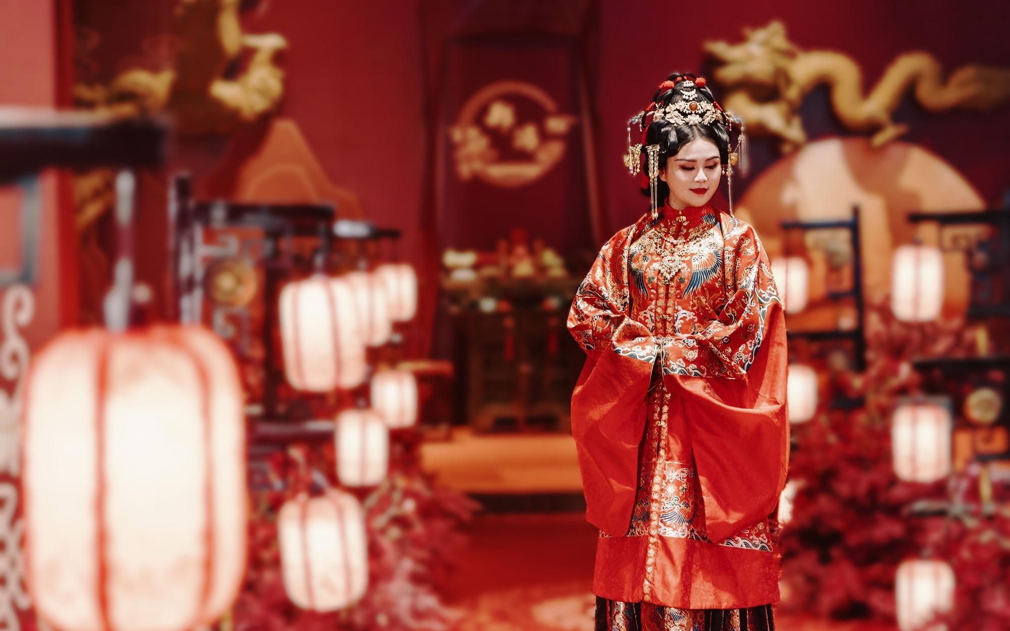 明制婚礼 中国红的魅力