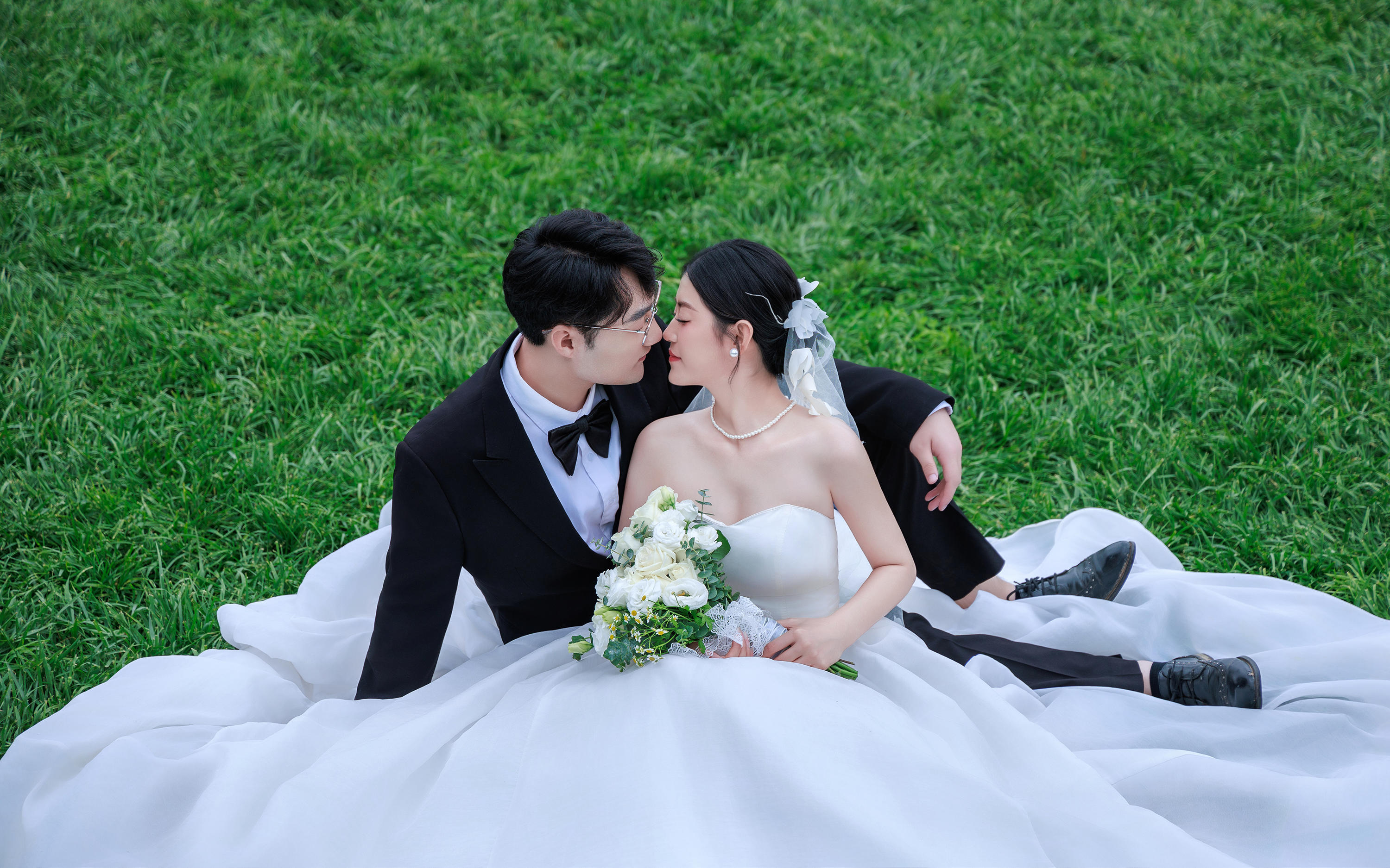 在雪山花园，我们把婚纱照拍成行走的诗