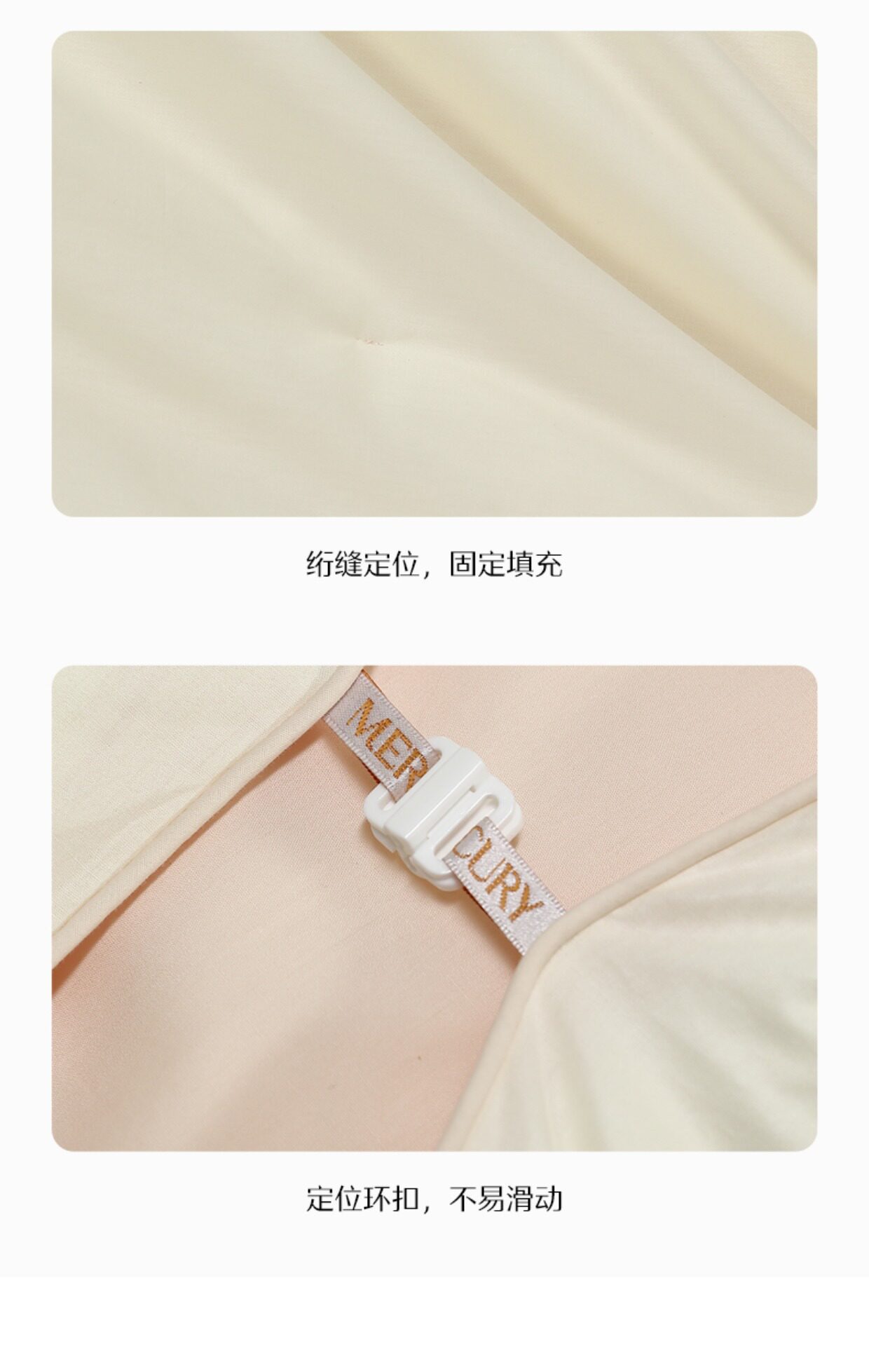 【水星家纺】蚕丝被100%蚕丝冬被加厚保暖被子春秋被芯子母被二合一被