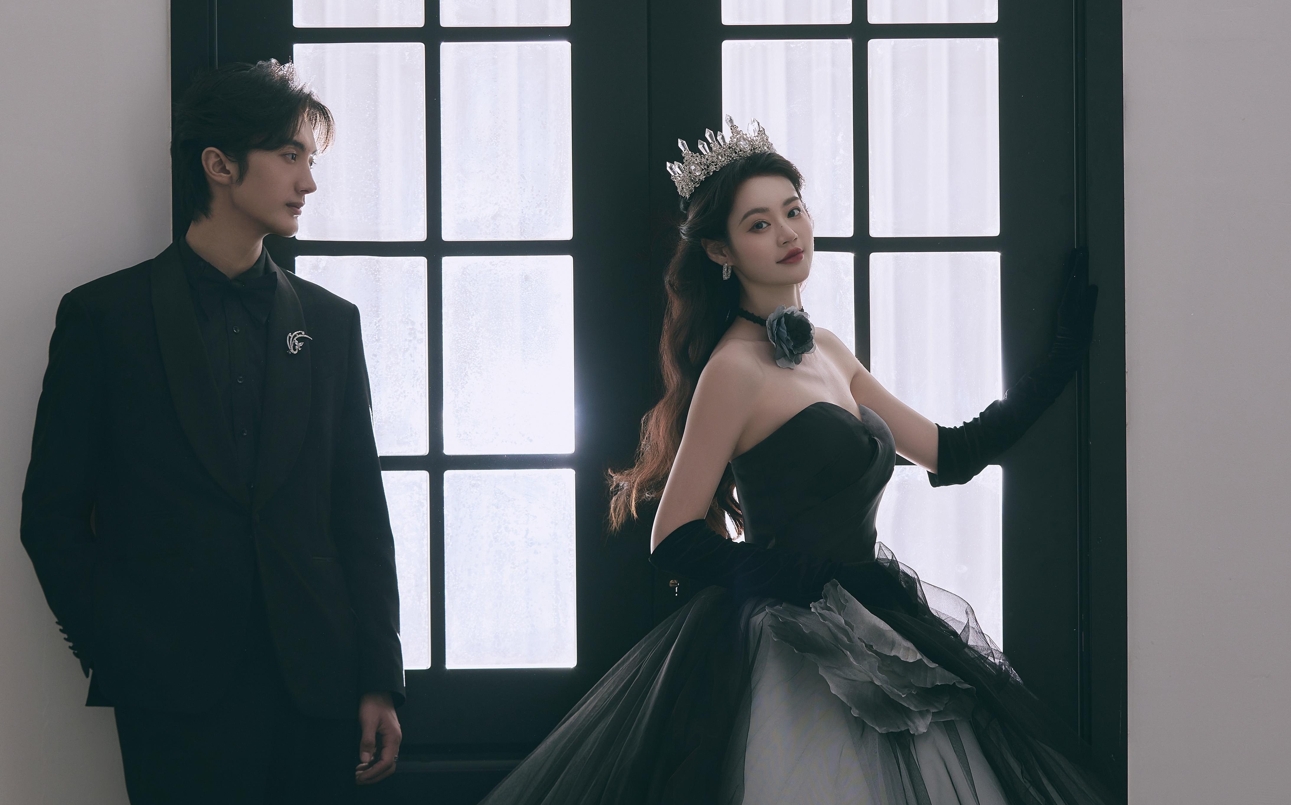 【帝卡洛婚紗攝影】     光影黑紗