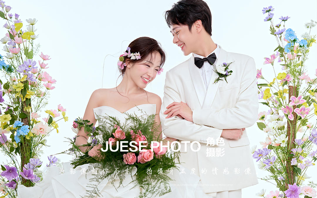 甜到齁！韩式小清新婚纱照太戳少女心💐