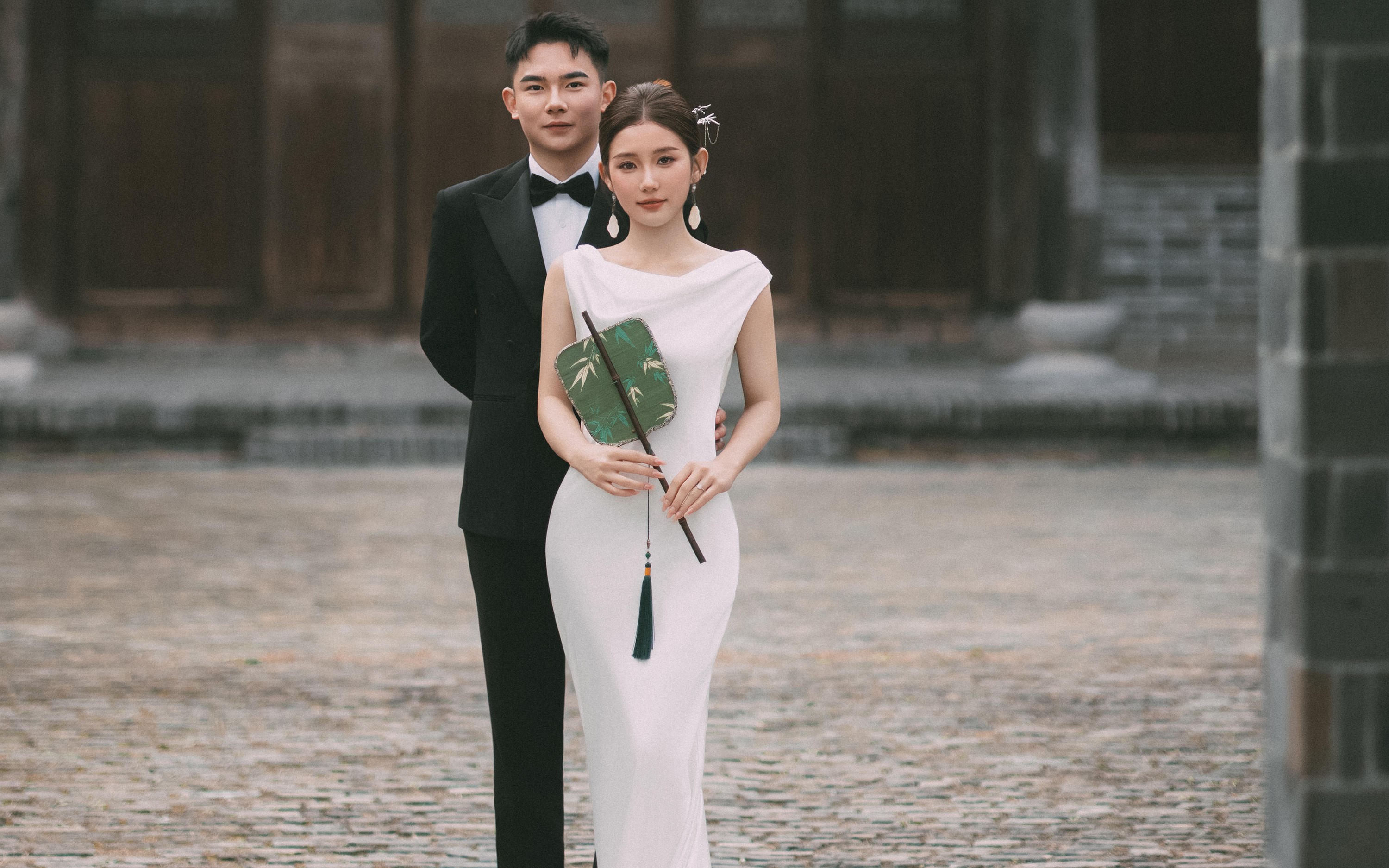 白月光級別的驚艷?清冷感園林婚照美瘋了~