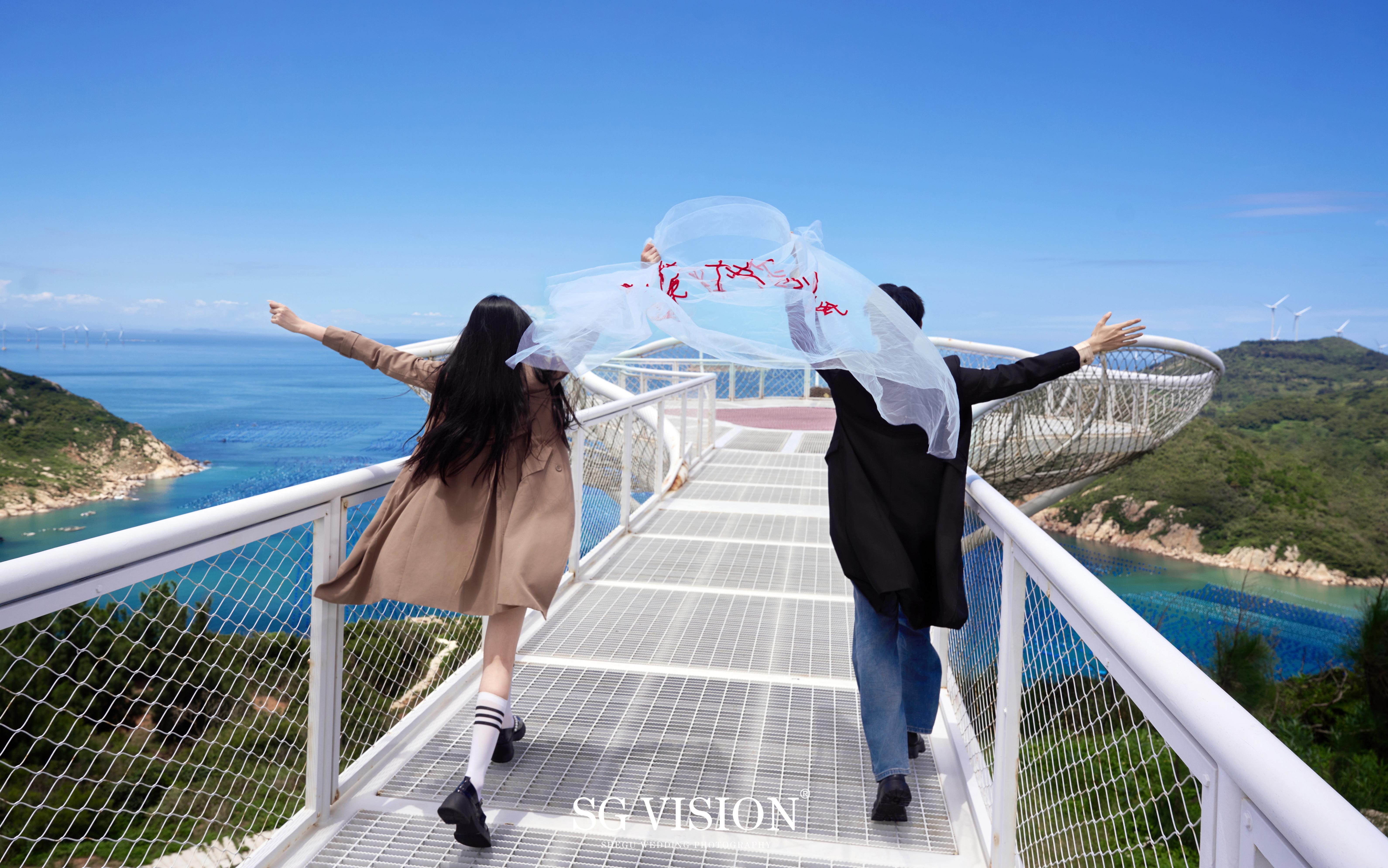 海盐味的夏天☁清新初恋海边婚纱照