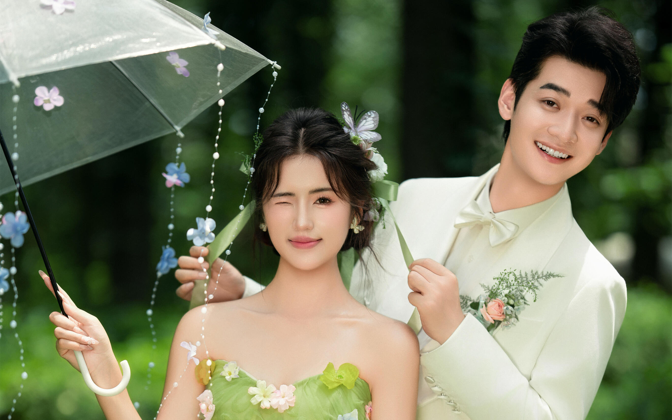 【森系婚纱照太绝啦】