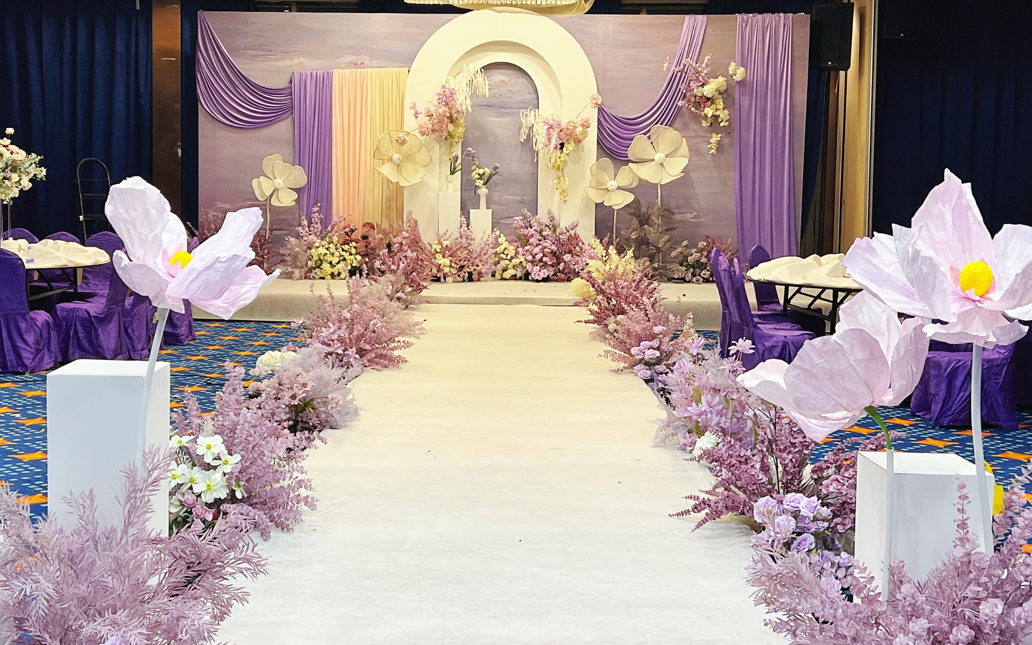 浪漫婚禮定制-紫色簡約