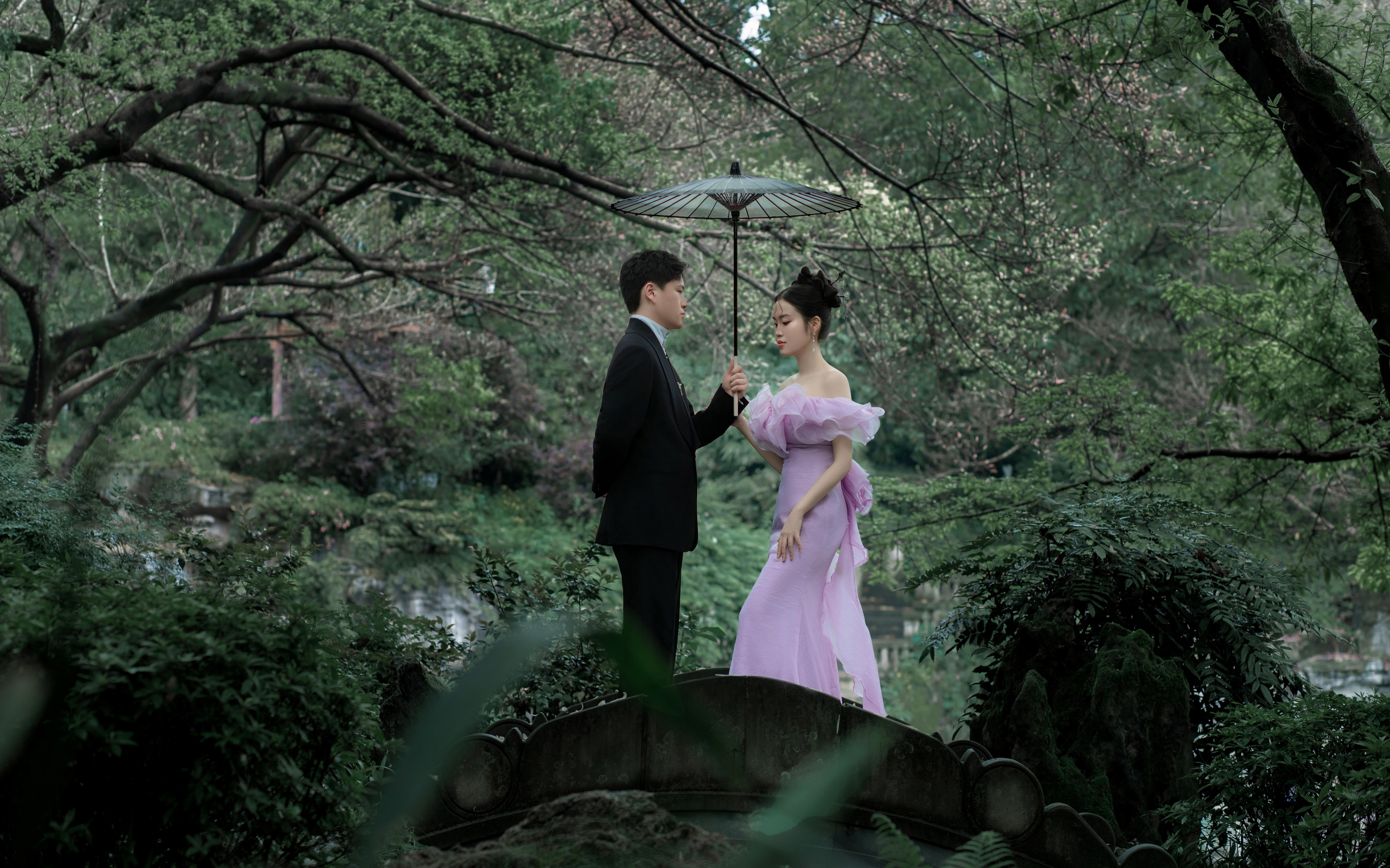 诗意江南🍃期待已久的新中式园林婚纱照