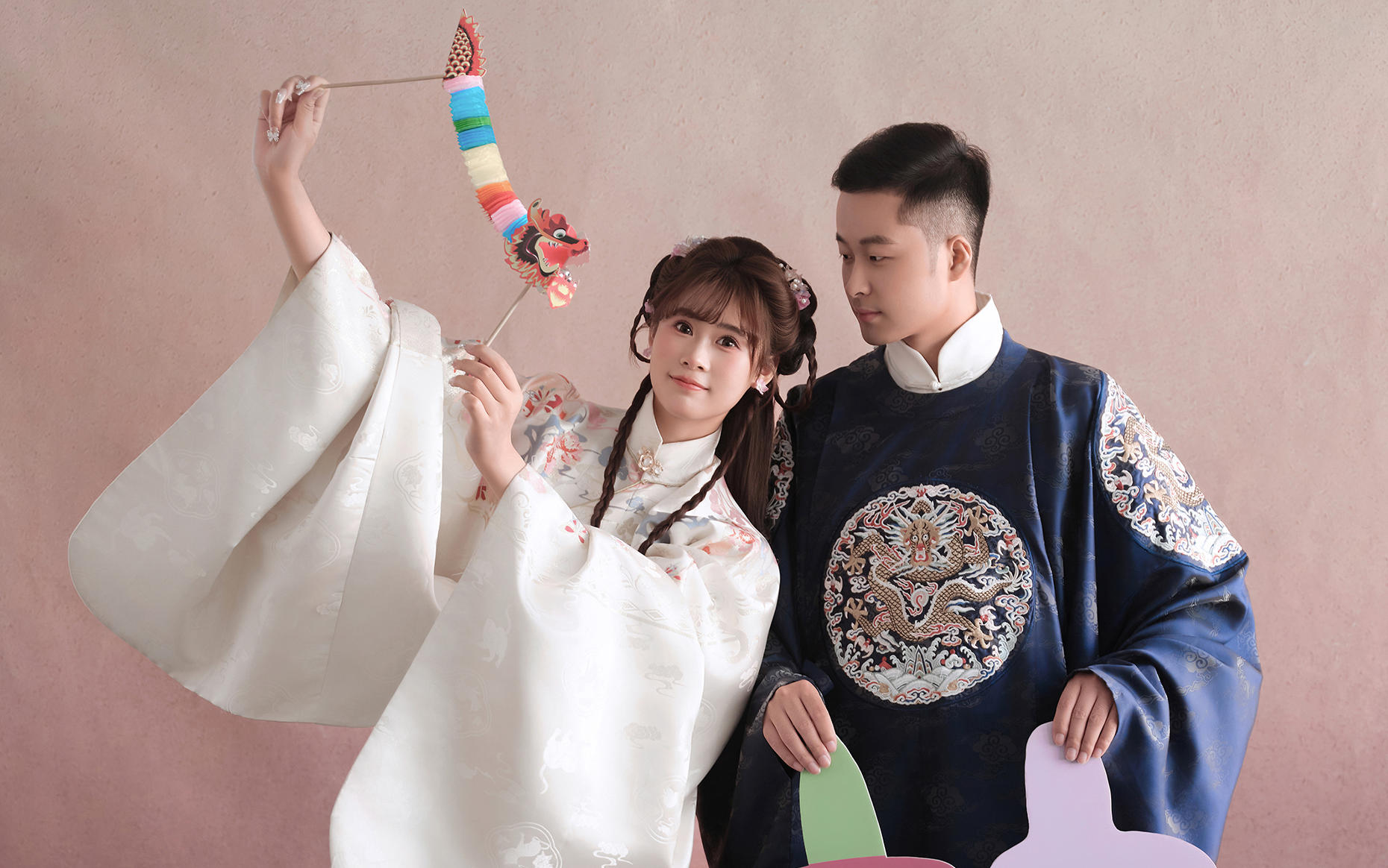 驻马店高甜预警💖灵动俏皮汉服囍嫁婚纱照