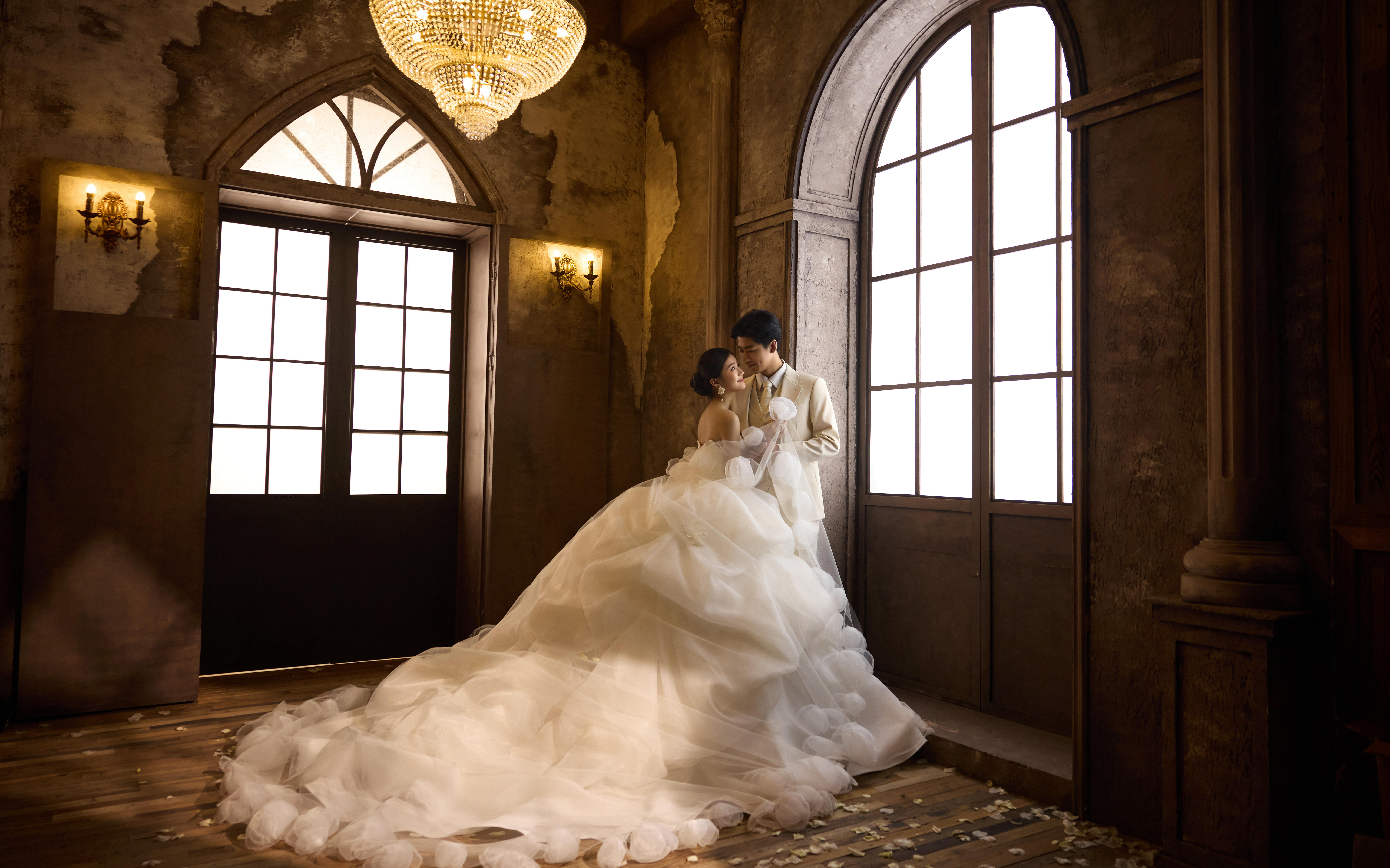 婚纱氛围感的神·奶fufu法式大蓬纱裙美爆~