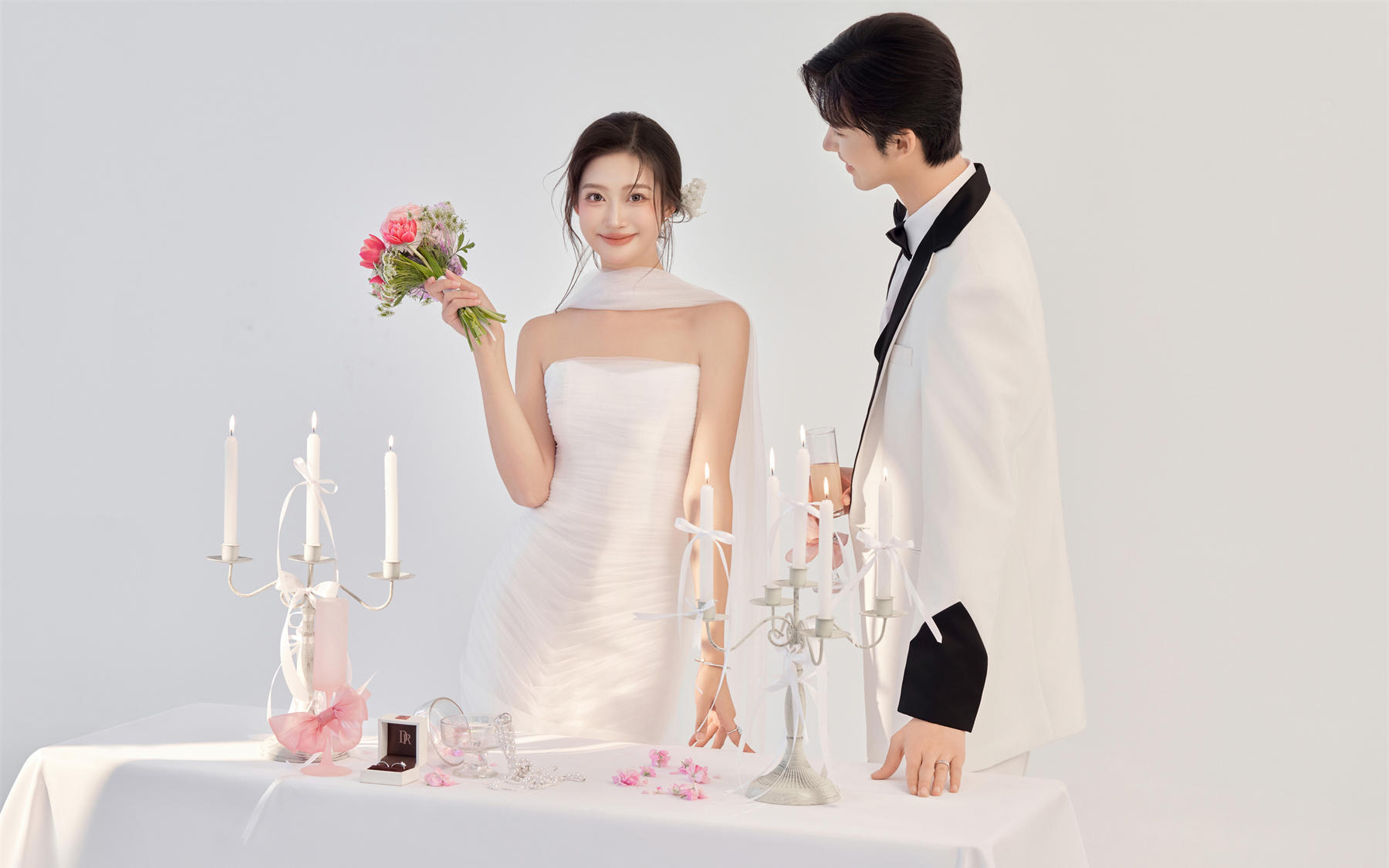 ✨婚纱照烛光，悄然点燃爱意💕