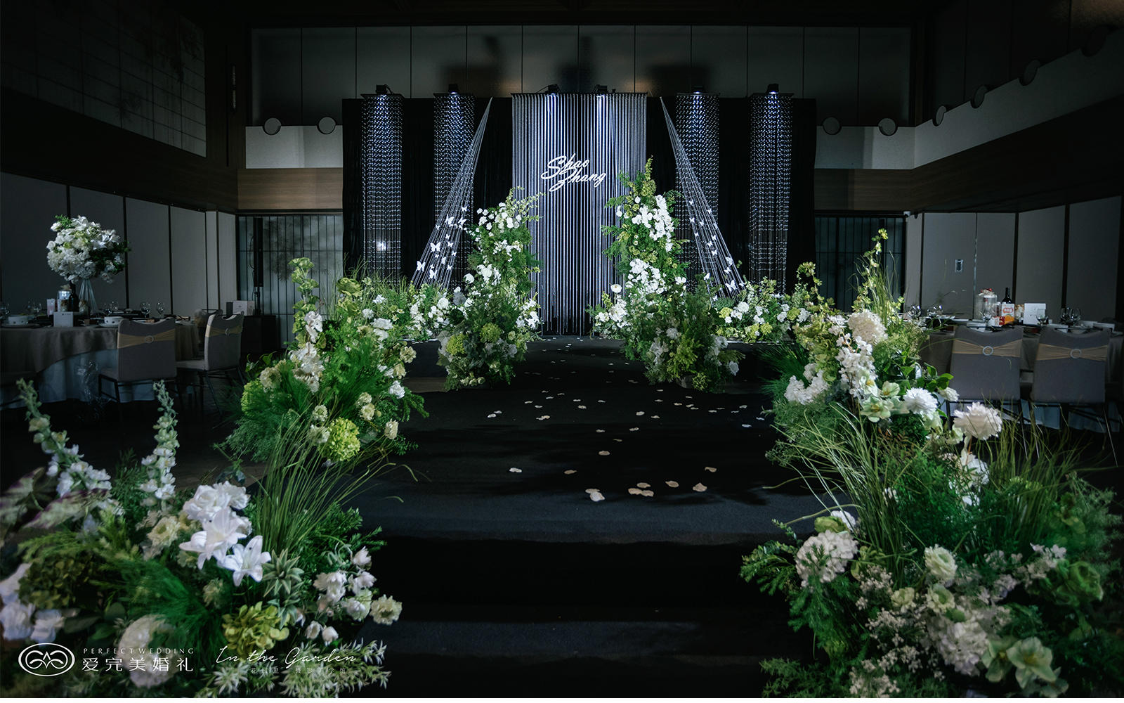 舟山水产城高佳庄婚礼布置