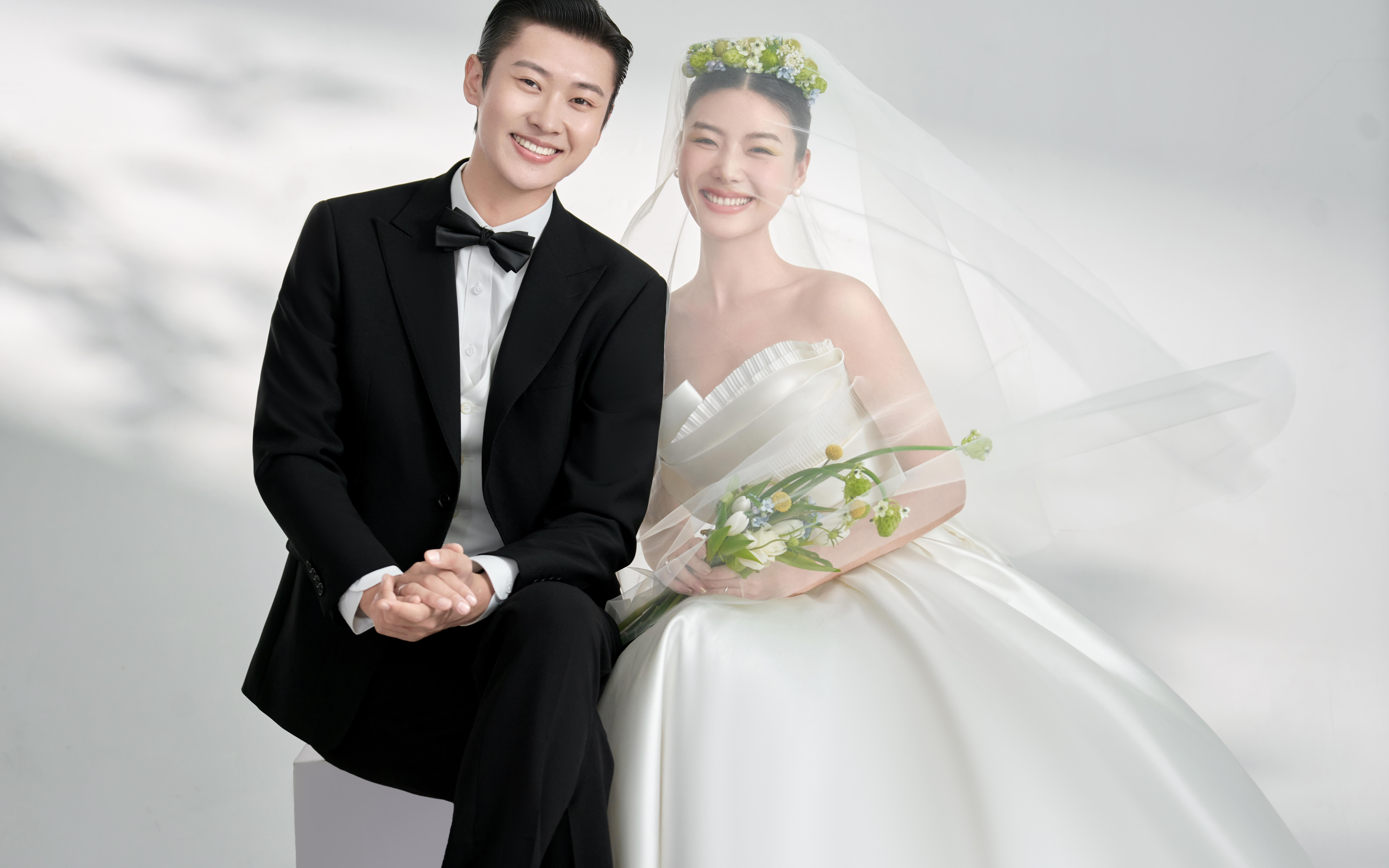 【施華洛攝影】美到犯規(guī)的韓式主紗小清新婚紗照