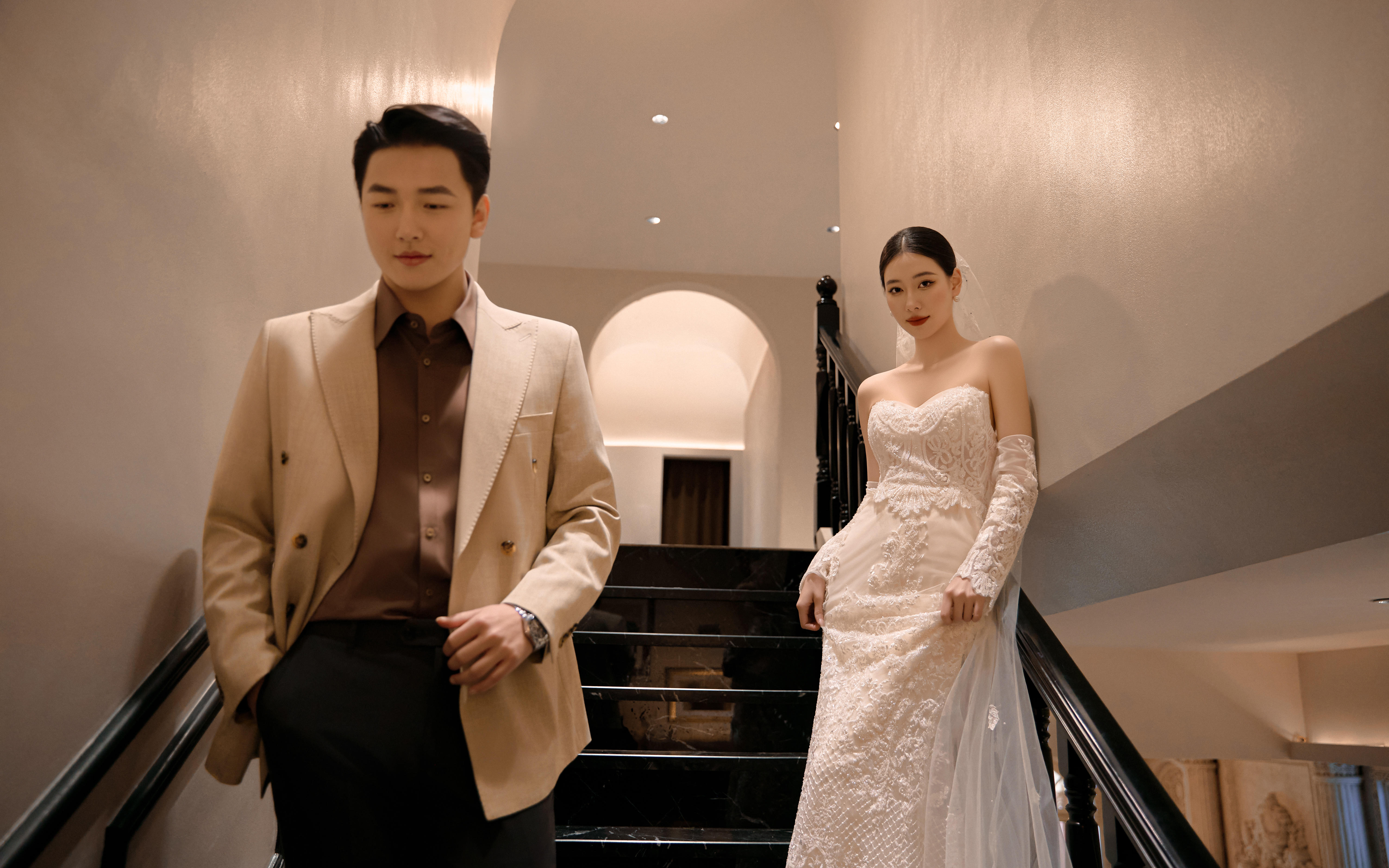 韓式膠片感婚紗照太有氛圍了～救命好喜歡啊～