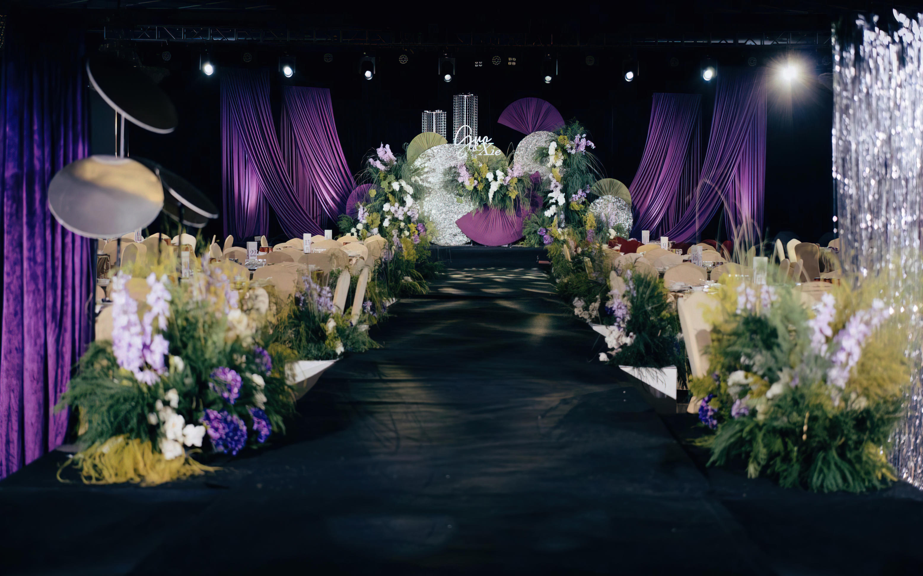 #甜蜜蜜婚礼#秀场 紫（银）