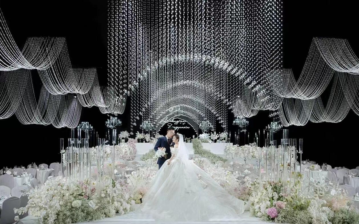 【壹念婚礼定制】超高性价比 沉浸式 白绿韩式婚礼