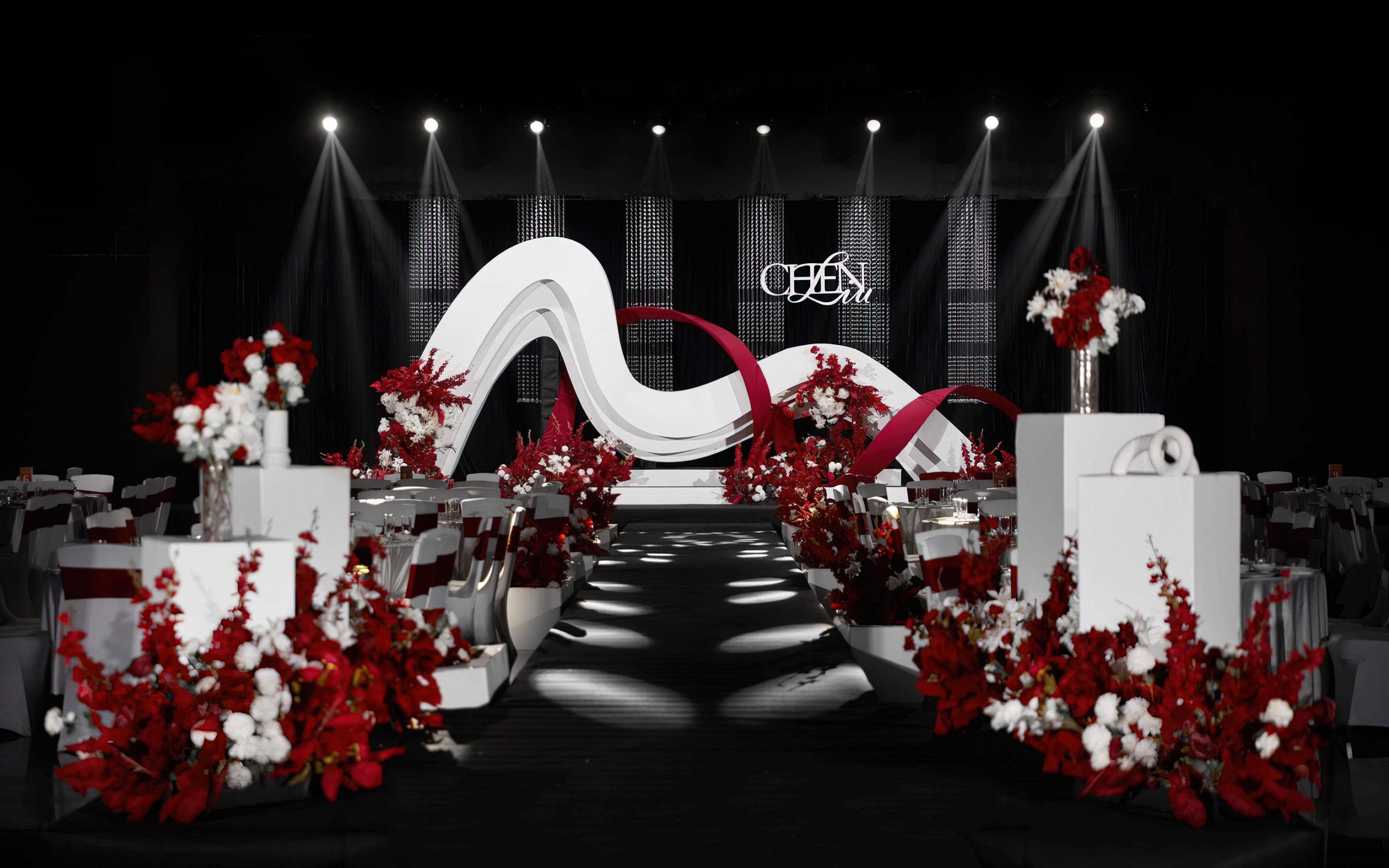 太原梦礼婚礼 | 红白配色婚礼