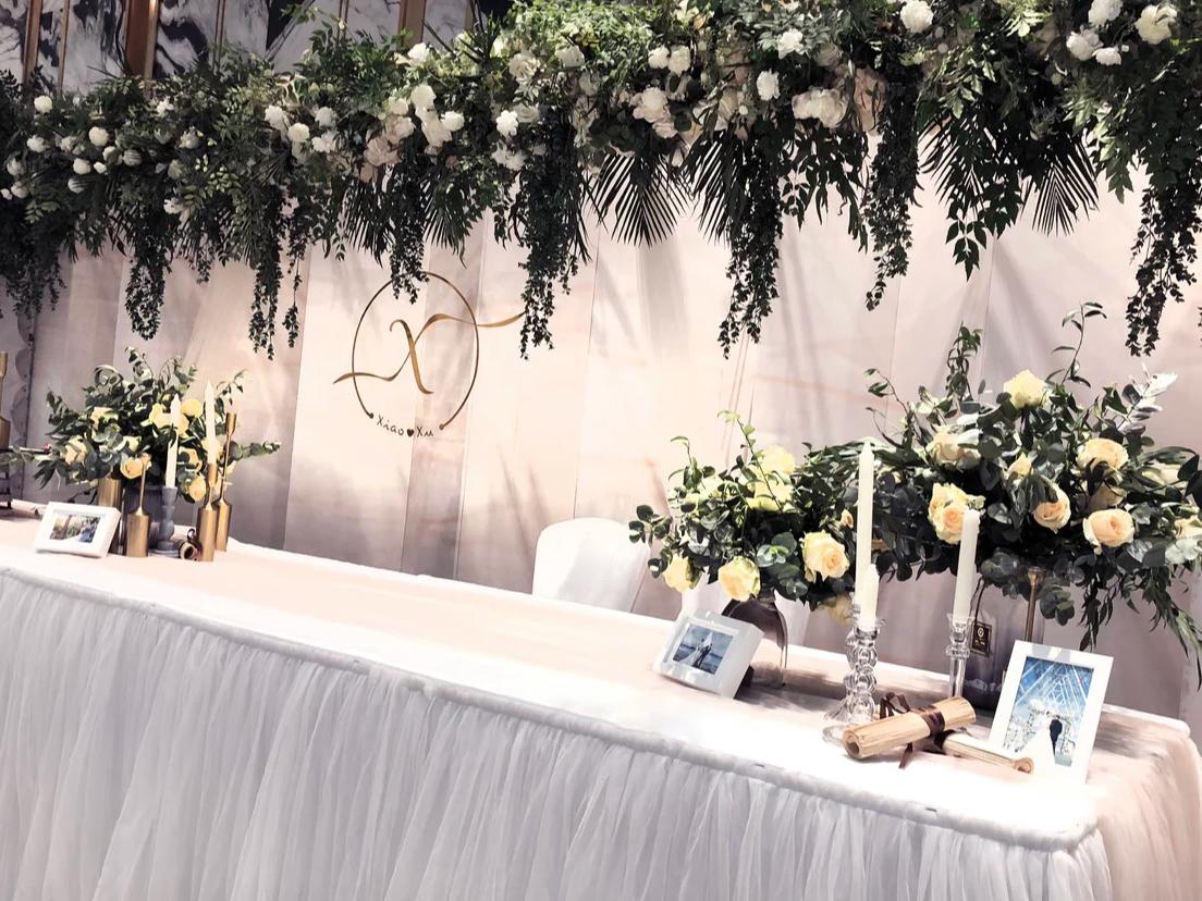 《壹合婚礼》森系 | 伴真绿叶 | 纯布布置