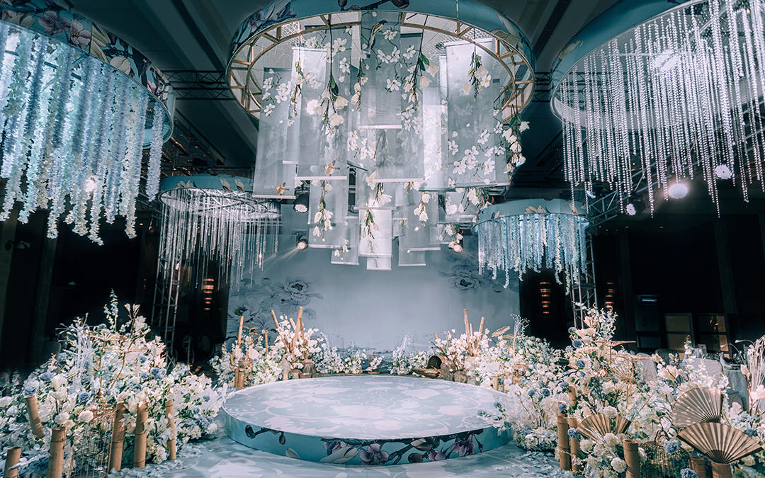 合和为一 |浅色中式室内婚礼