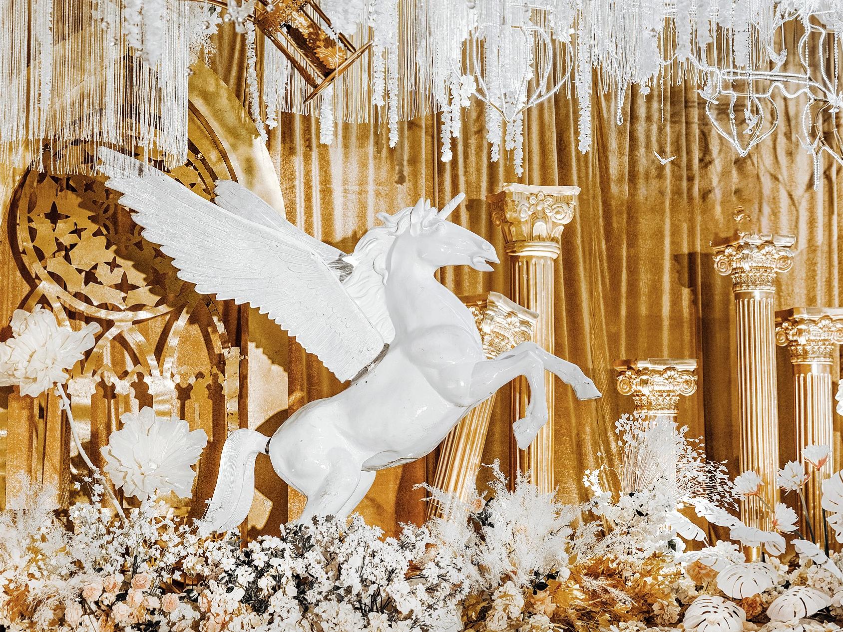 【素觉婚礼】“金色小夜曲”主题婚礼一价全包