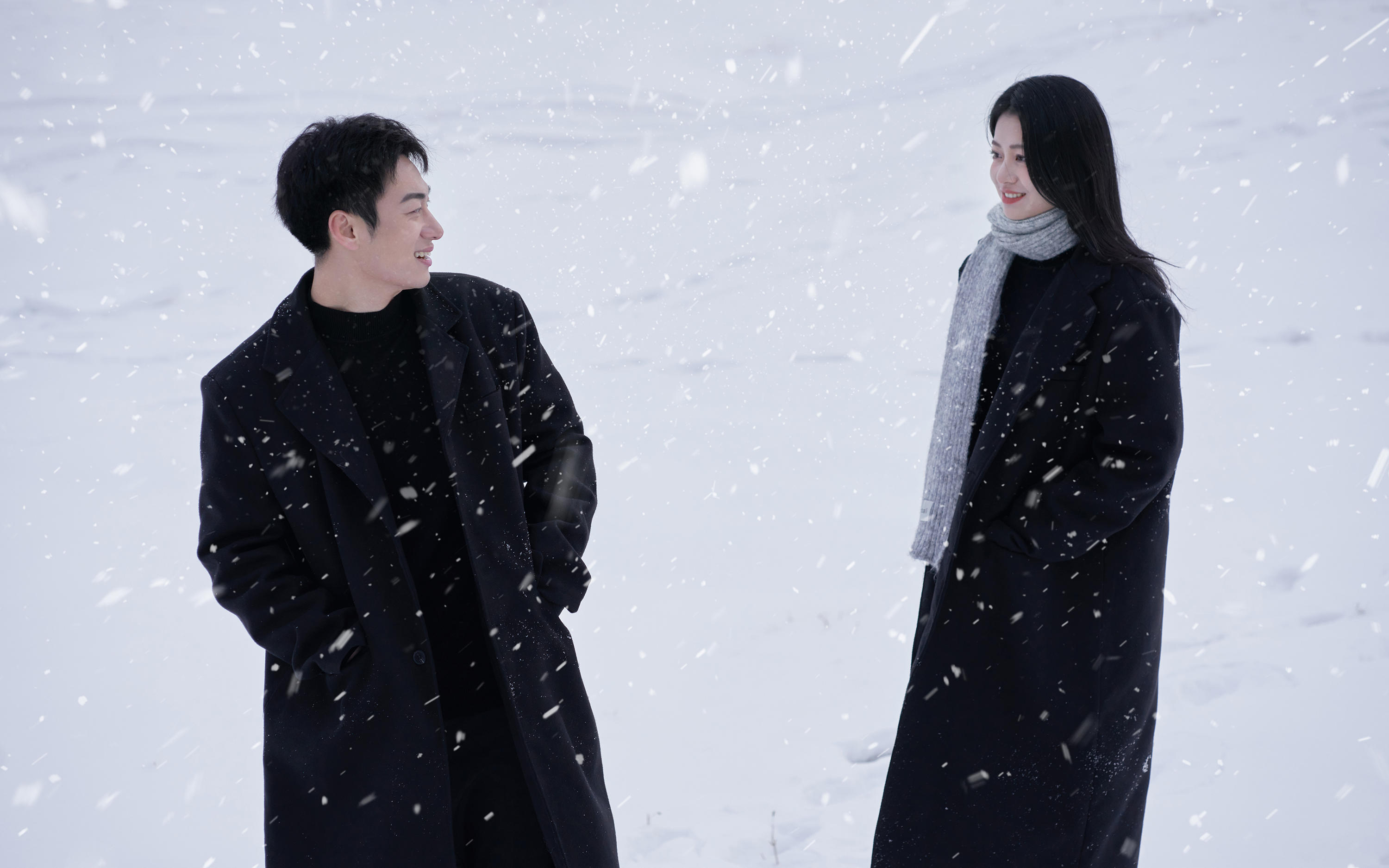 冬季限定❄️把我的雪景婚纱照拍成浪漫韩剧