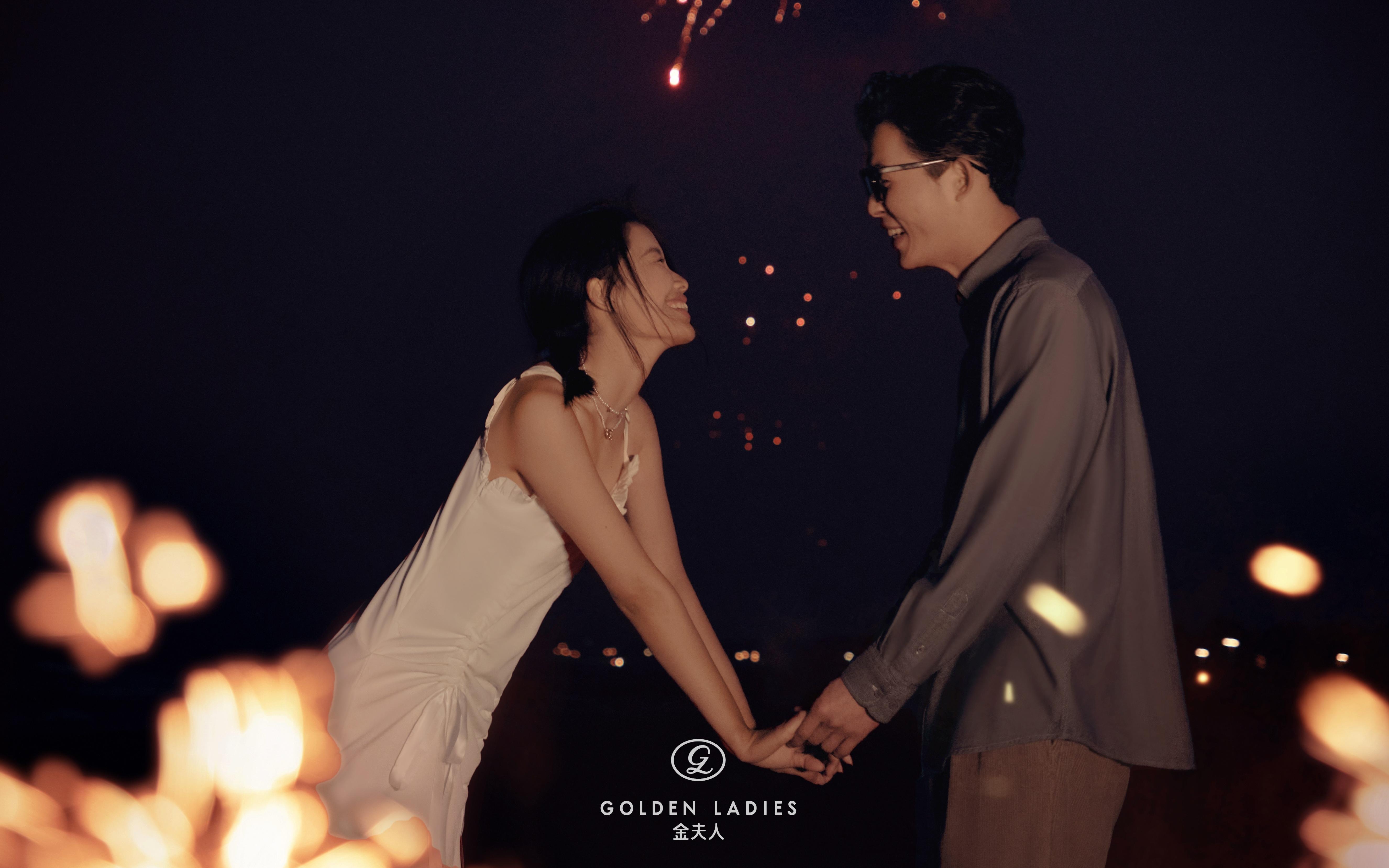 夜景婚纱照