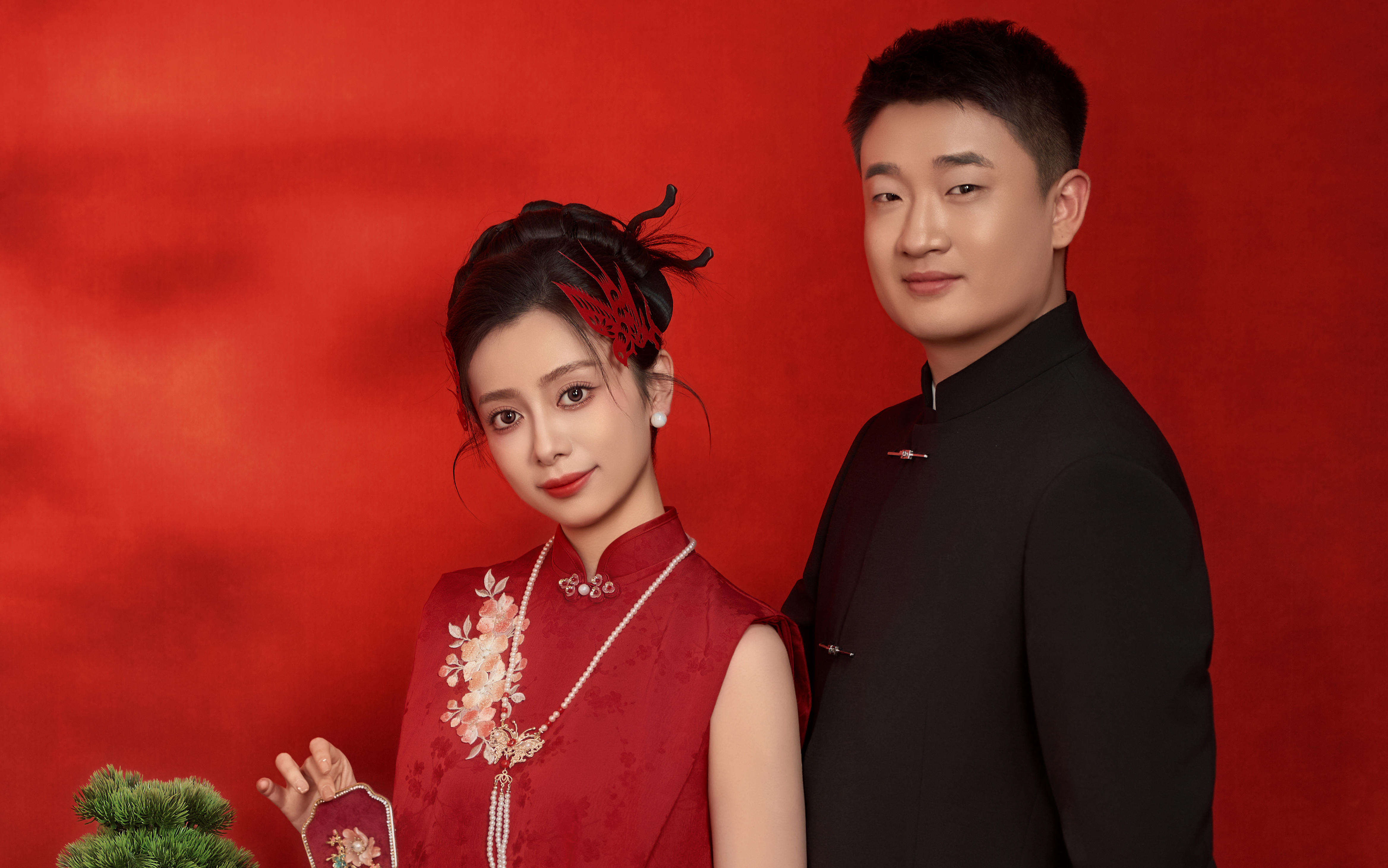 宋棠棠夫婦/谷歌新中式喜嫁