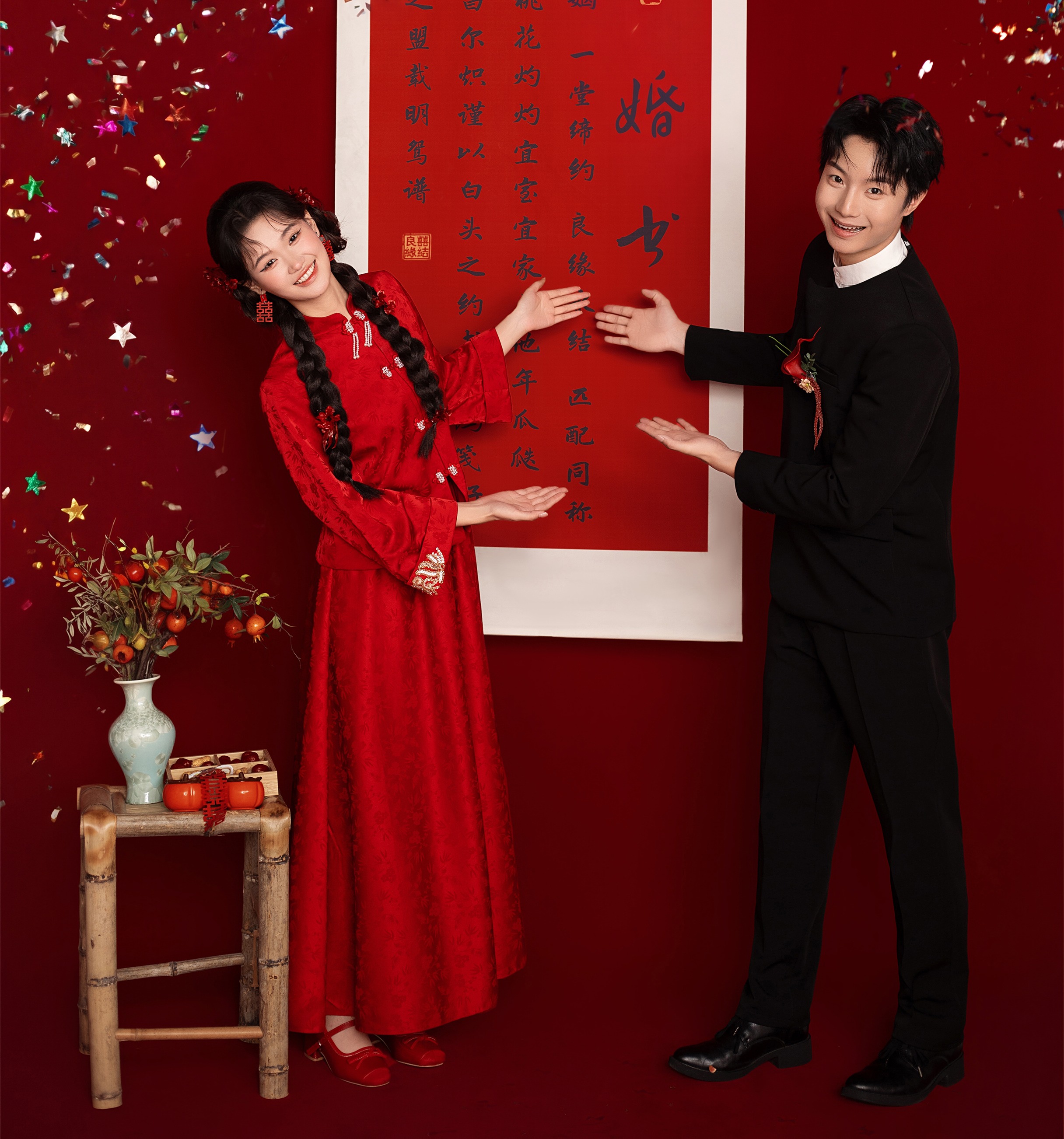 常德喜嫁婚纱照！甜蜜暴击